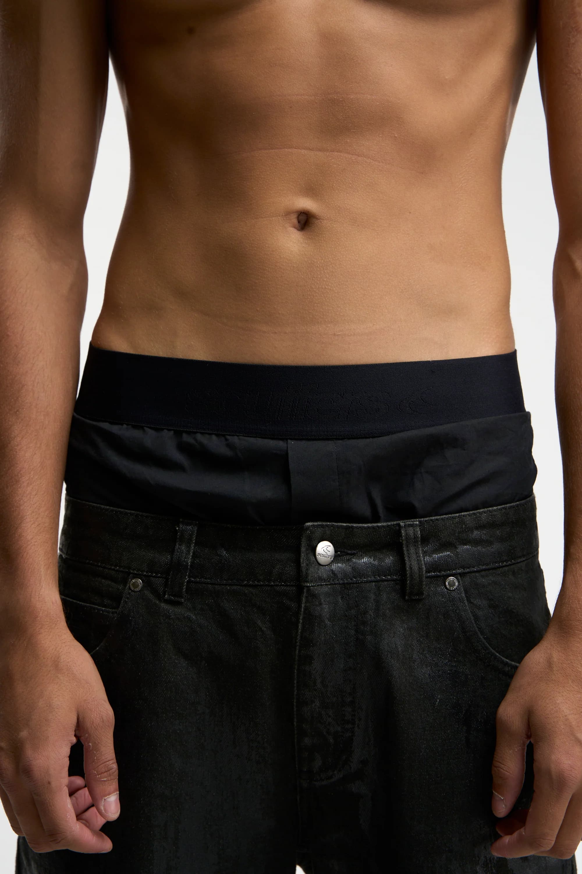 Monogram Black & Grey Underwear Pack 3