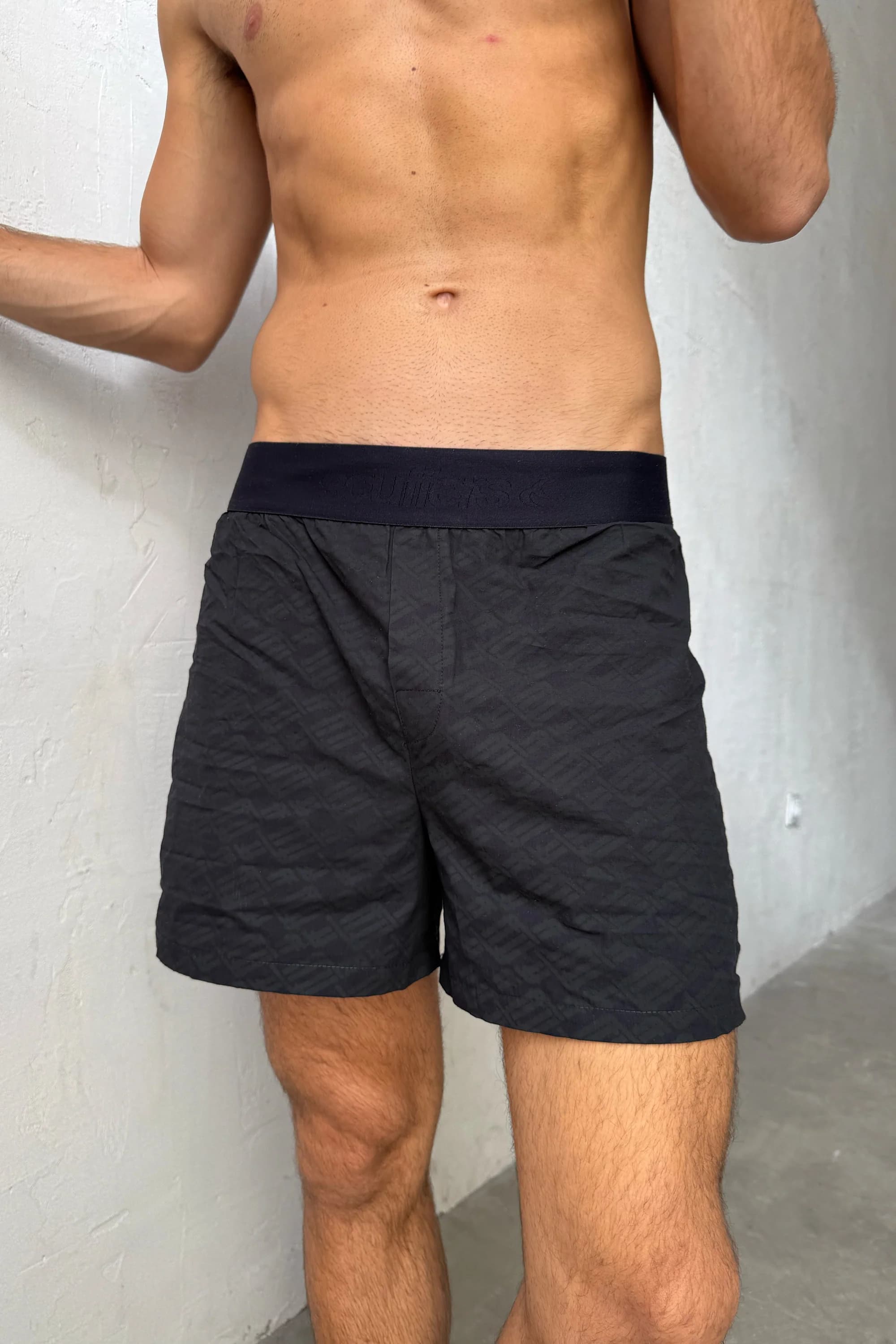 Monogram Black & Grey Underwear Pack 5