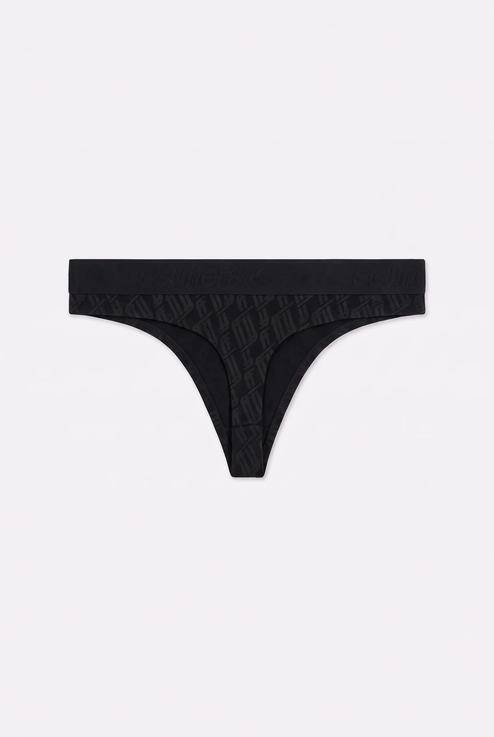 Monogram Black Underwear Panty 2