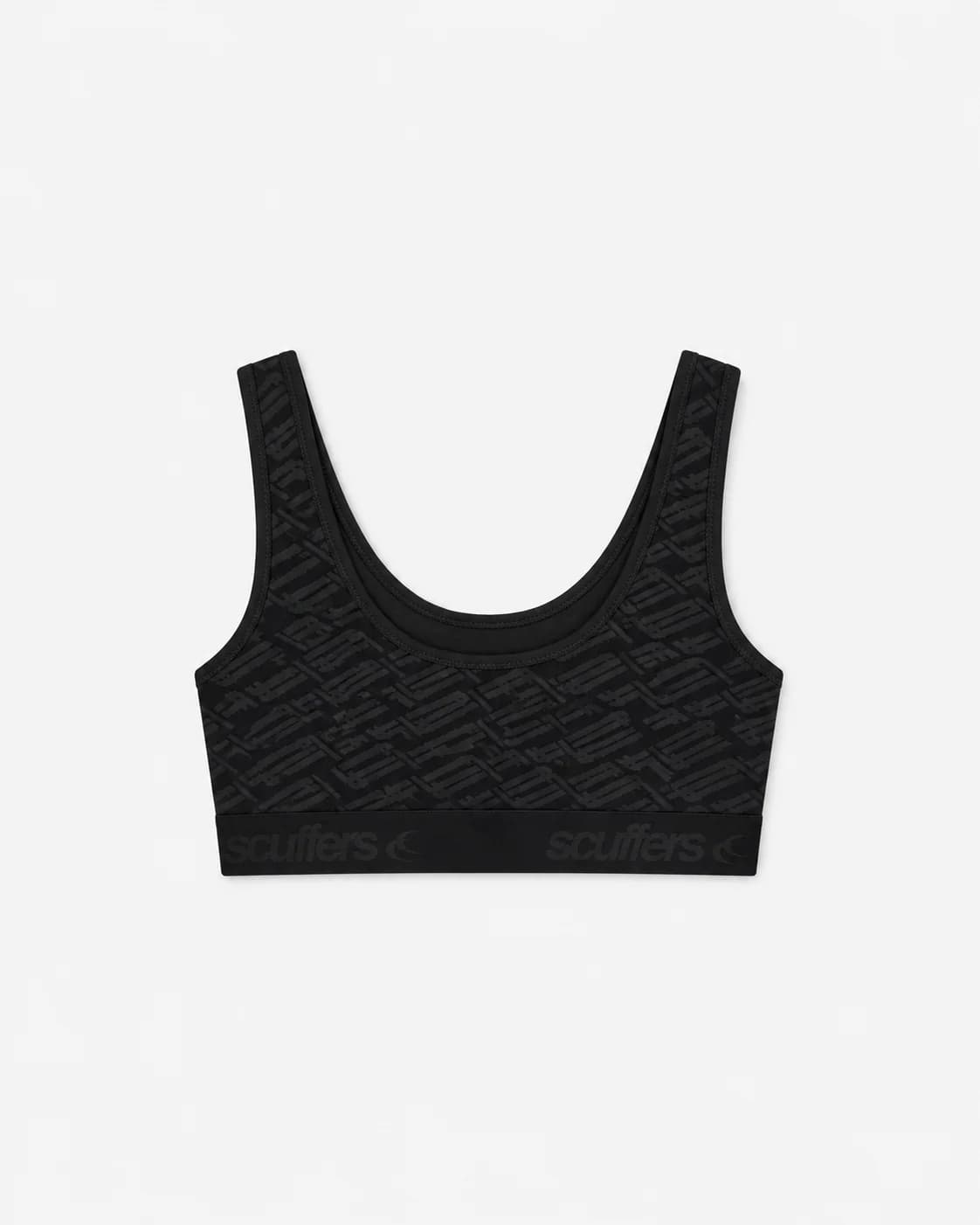 Monogram Black Underwear Top 3