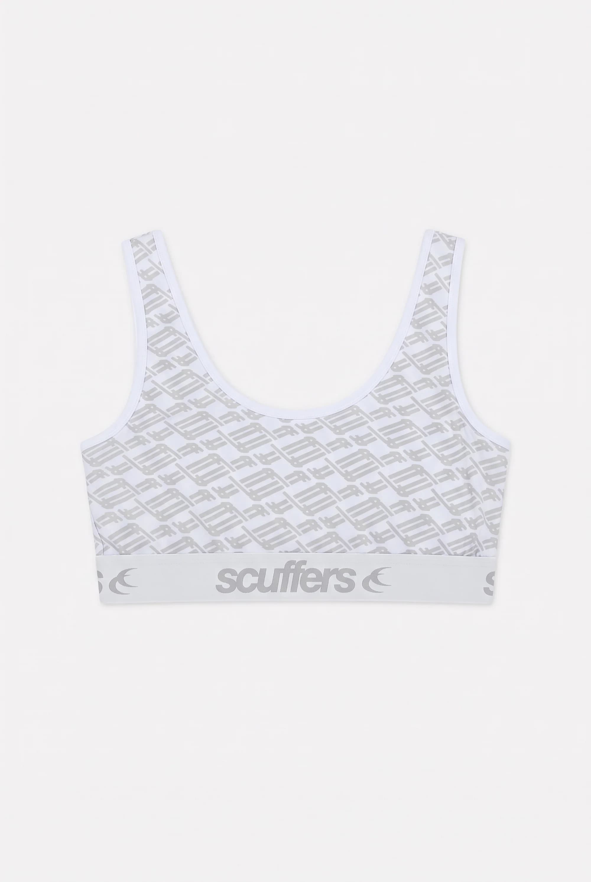 Monogram Grey Underwear Top by Scuffers