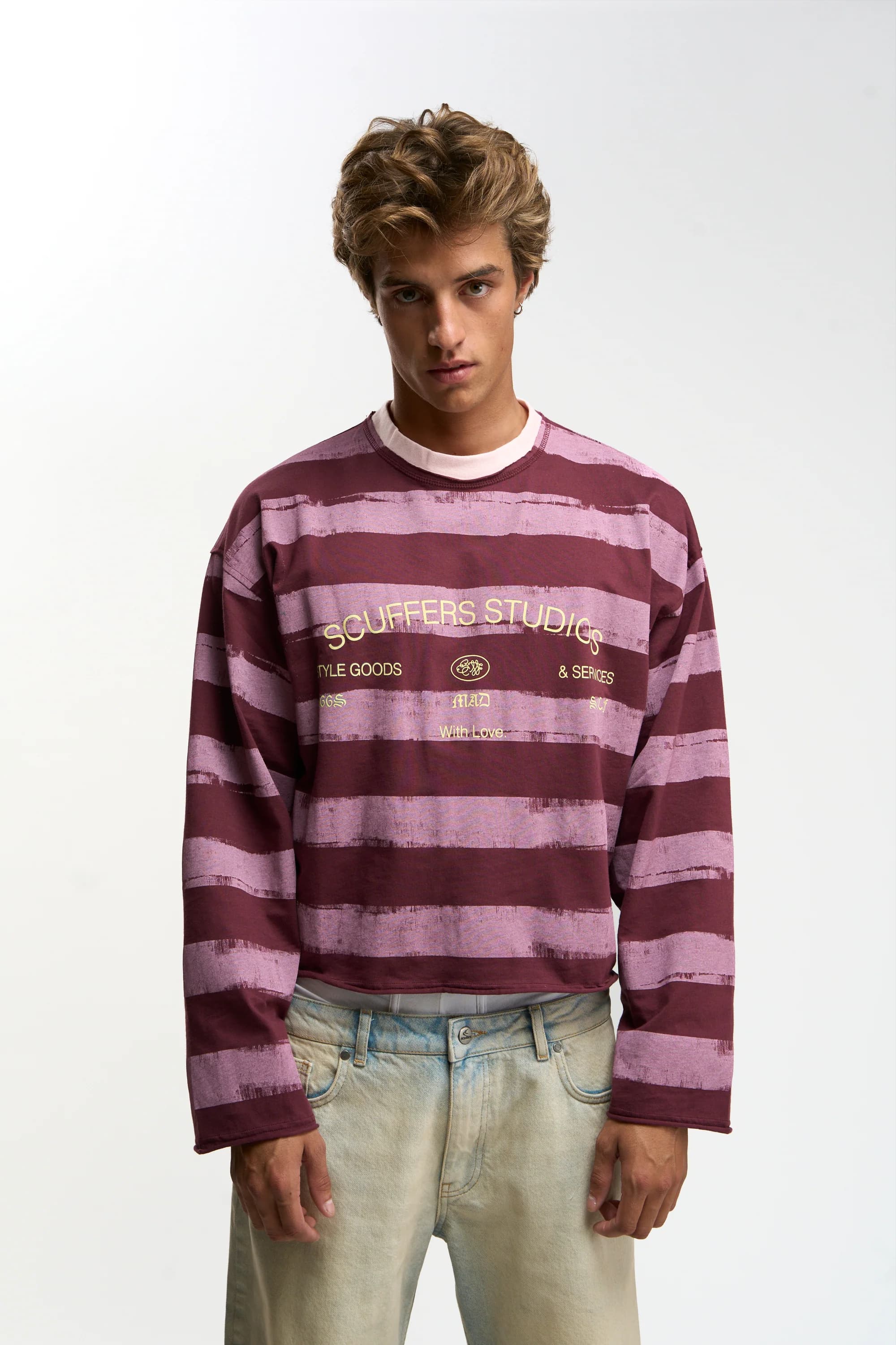 Burgundy Longsleeve by Scuffers