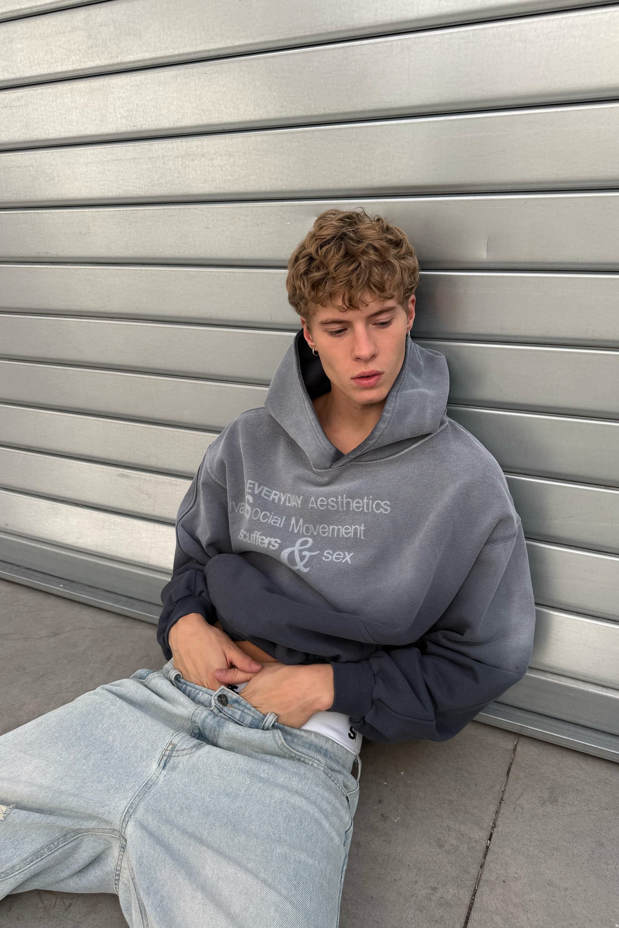 Social Navy Hoodie 4