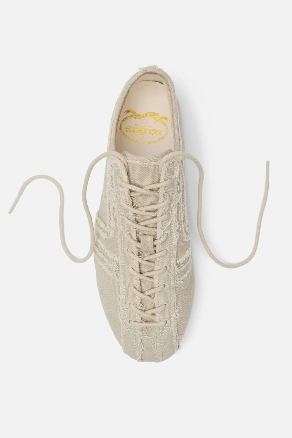 Iconic Raw Ecru Sneaker by Scuffers