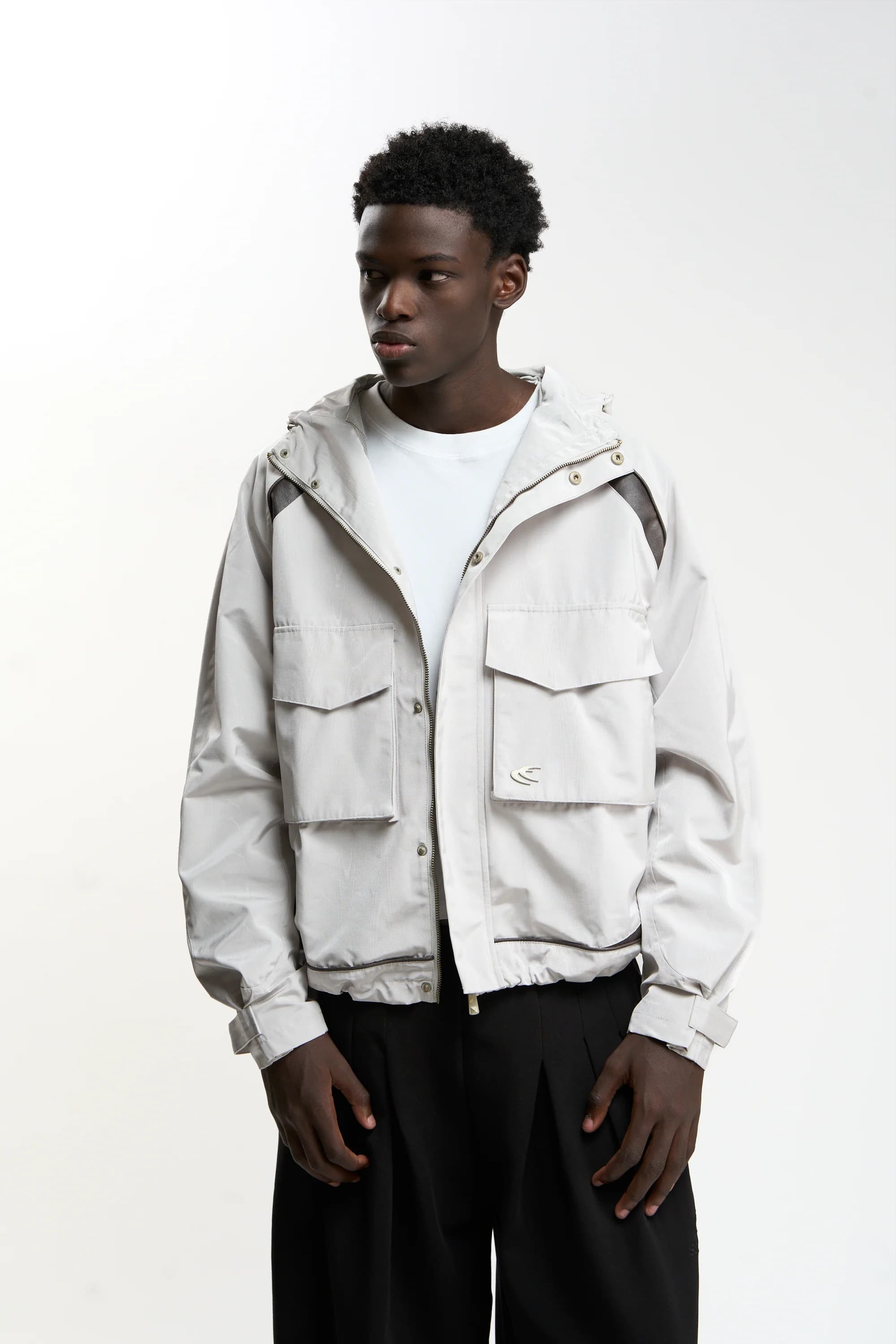 Woody Grey Essential Windbreaker by Scuffers