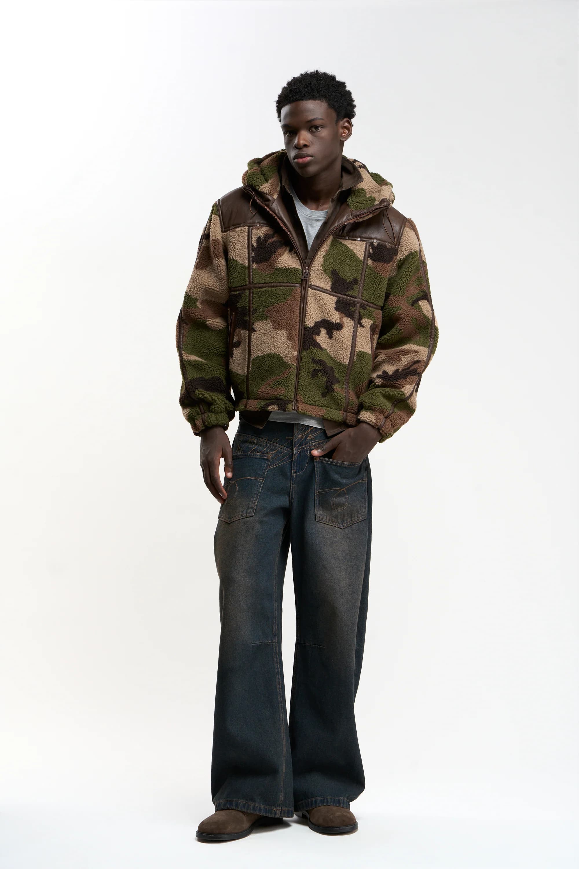 Casie Camo Fleece Jacket 2