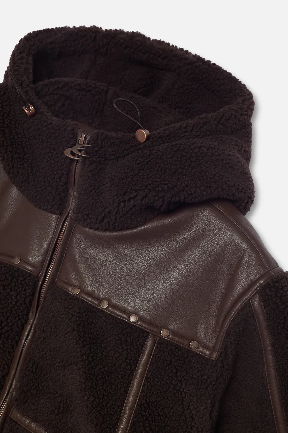 Casie Brown Fleece Jacket 9