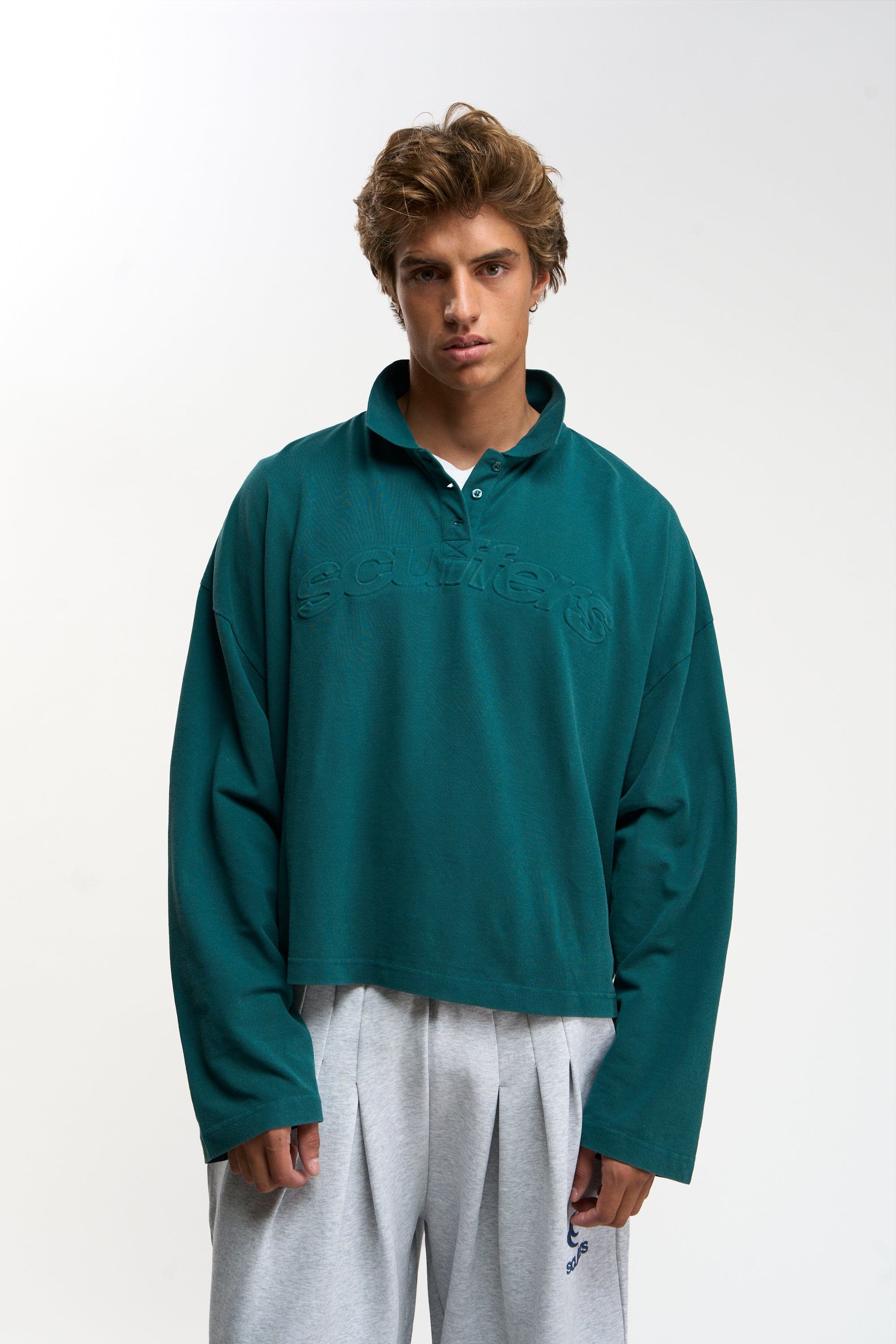 Casona Dark Turquoise Polo by Scuffers