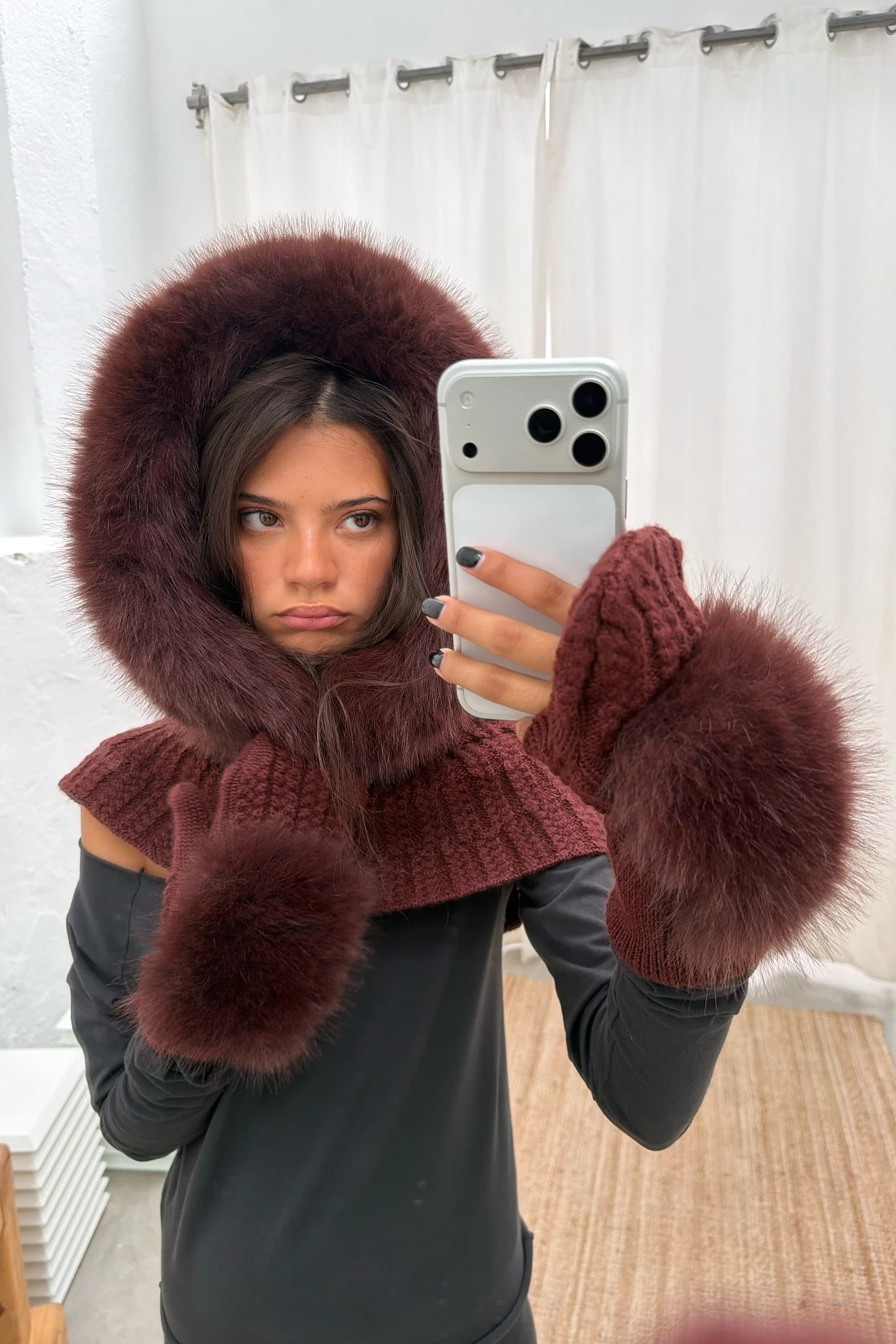 Avint Burgundy Balaclava 6