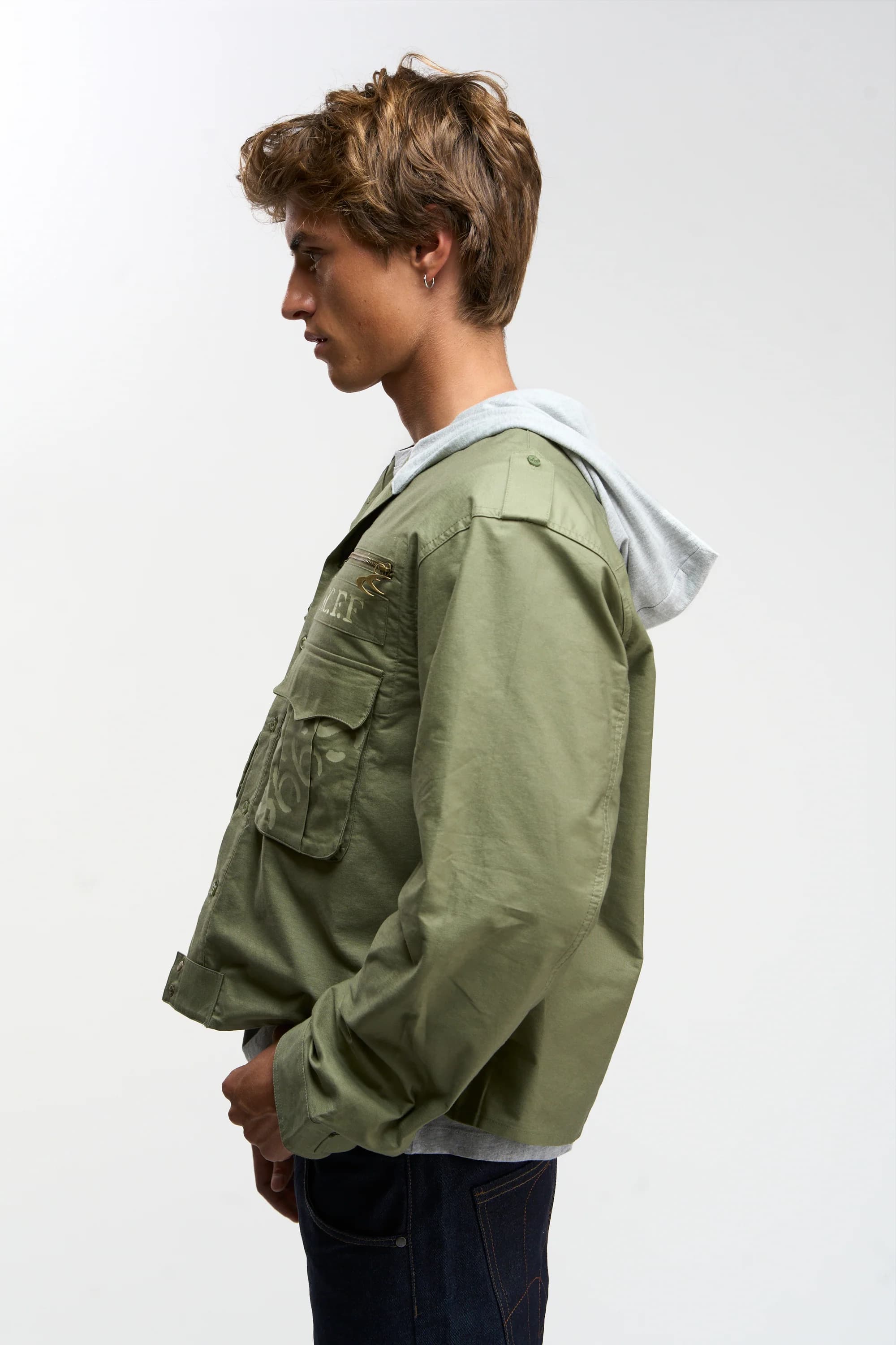 Hood Green Shirt 3