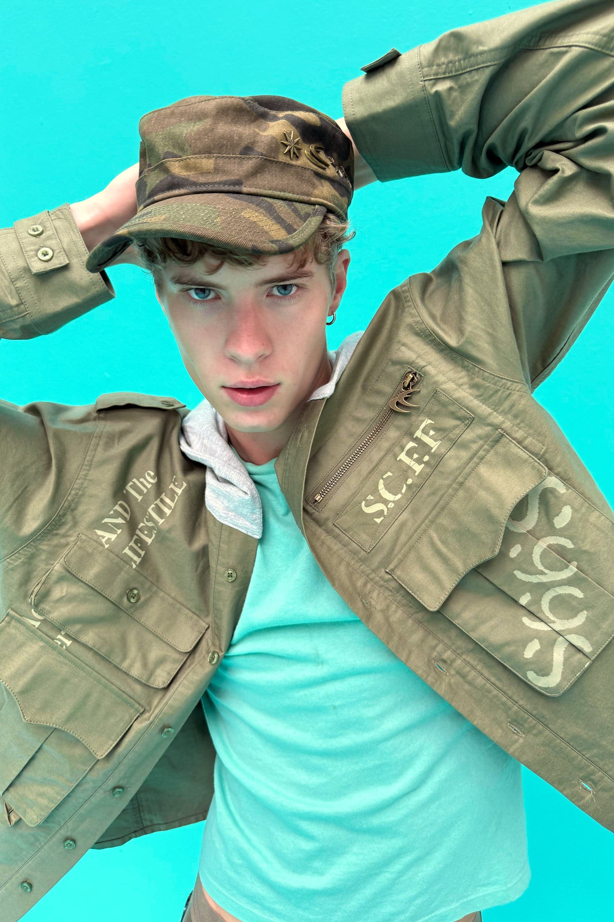 Hood Green Shirt 6