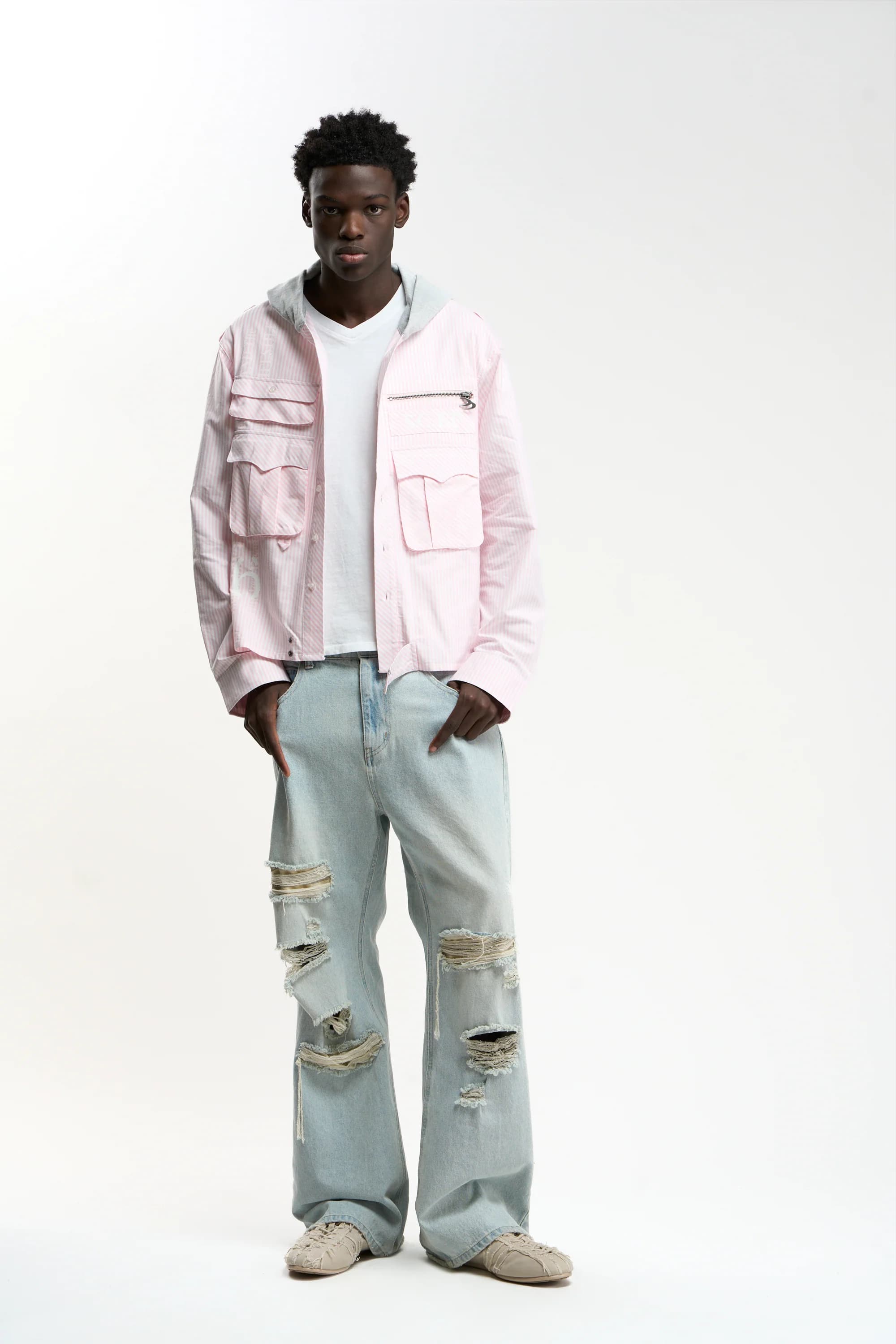 Hood Pink Shirt 2