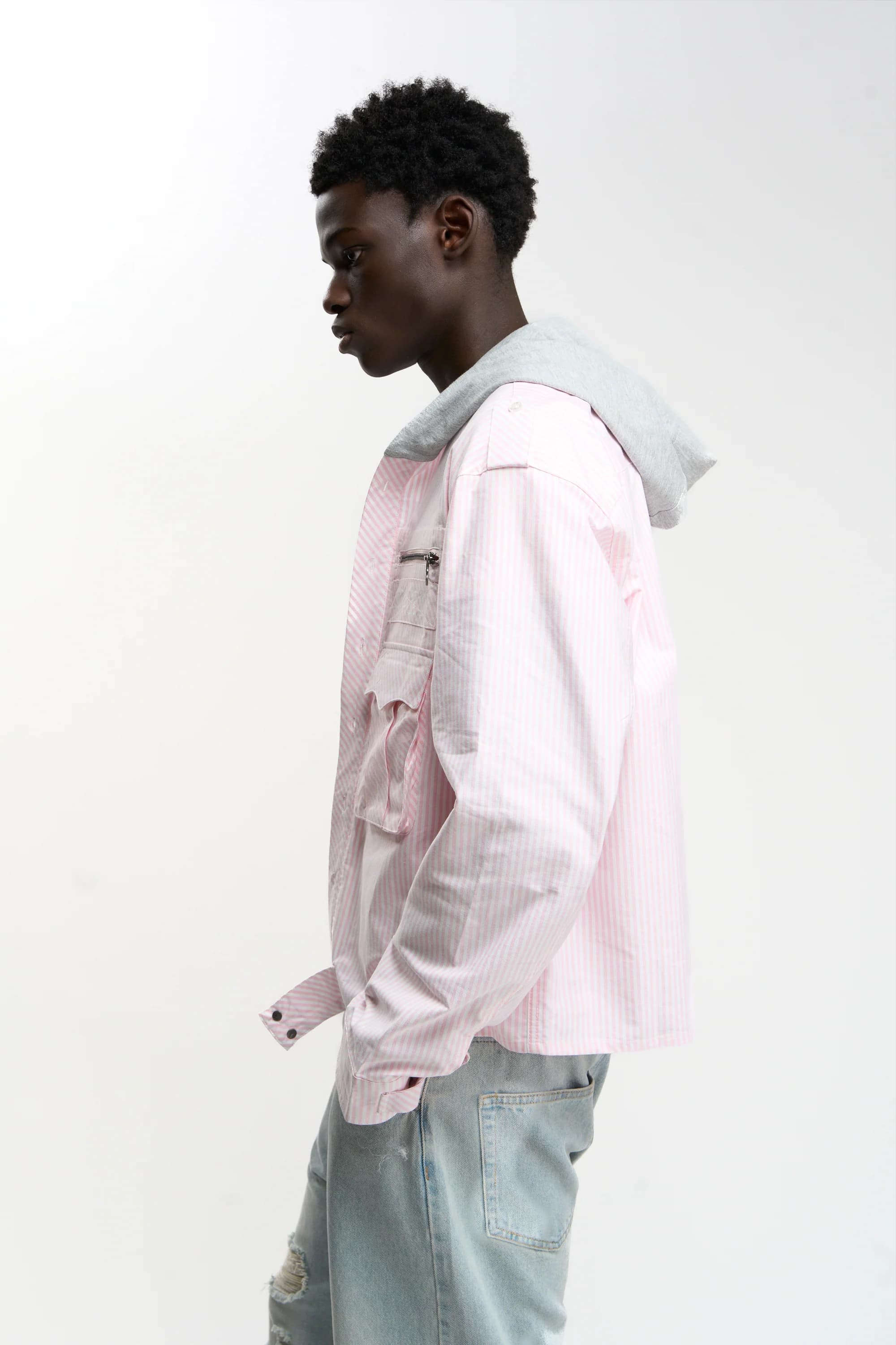 Hood Pink Shirt 3