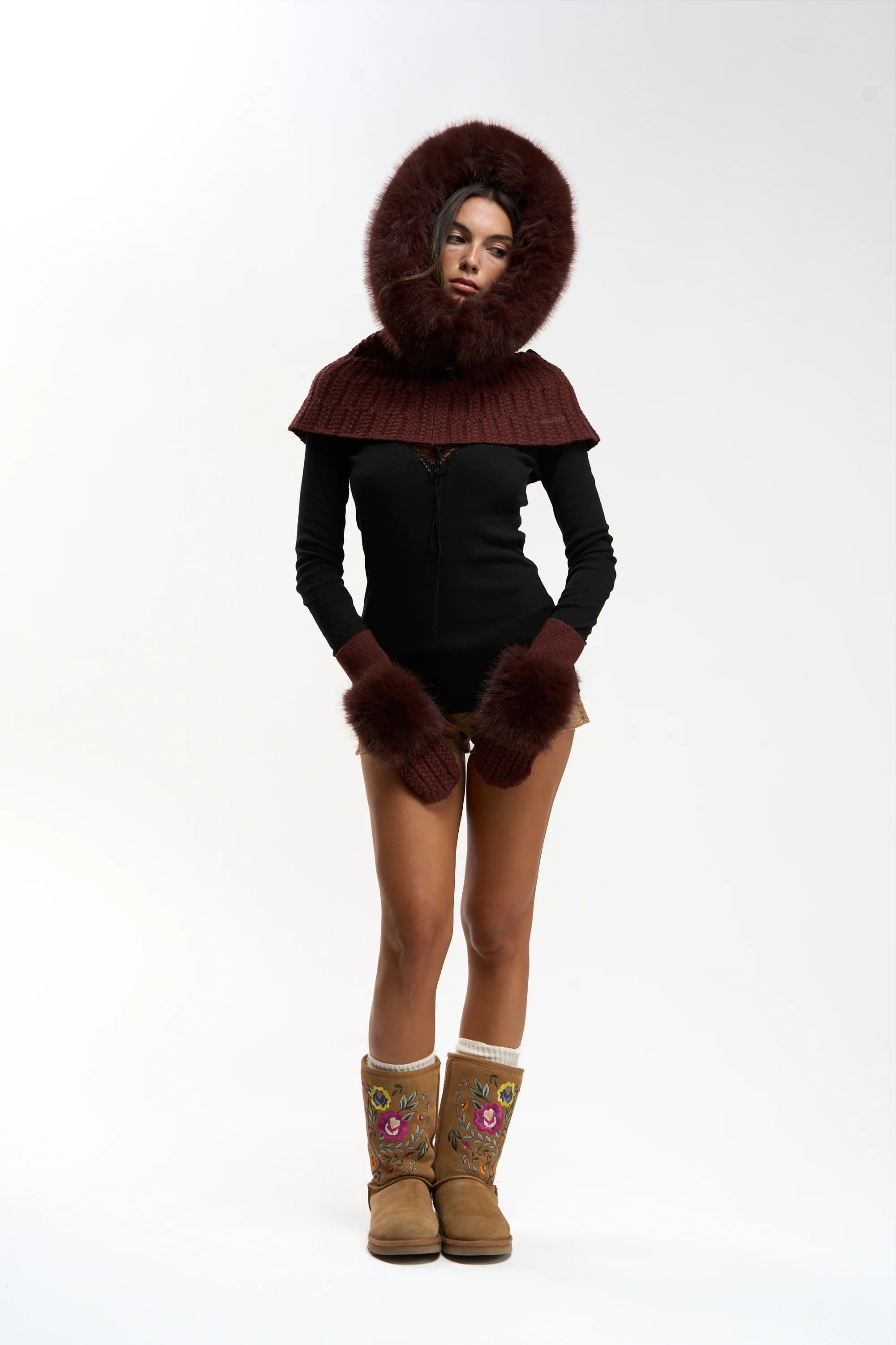 Avint Burgundy Gloves 6