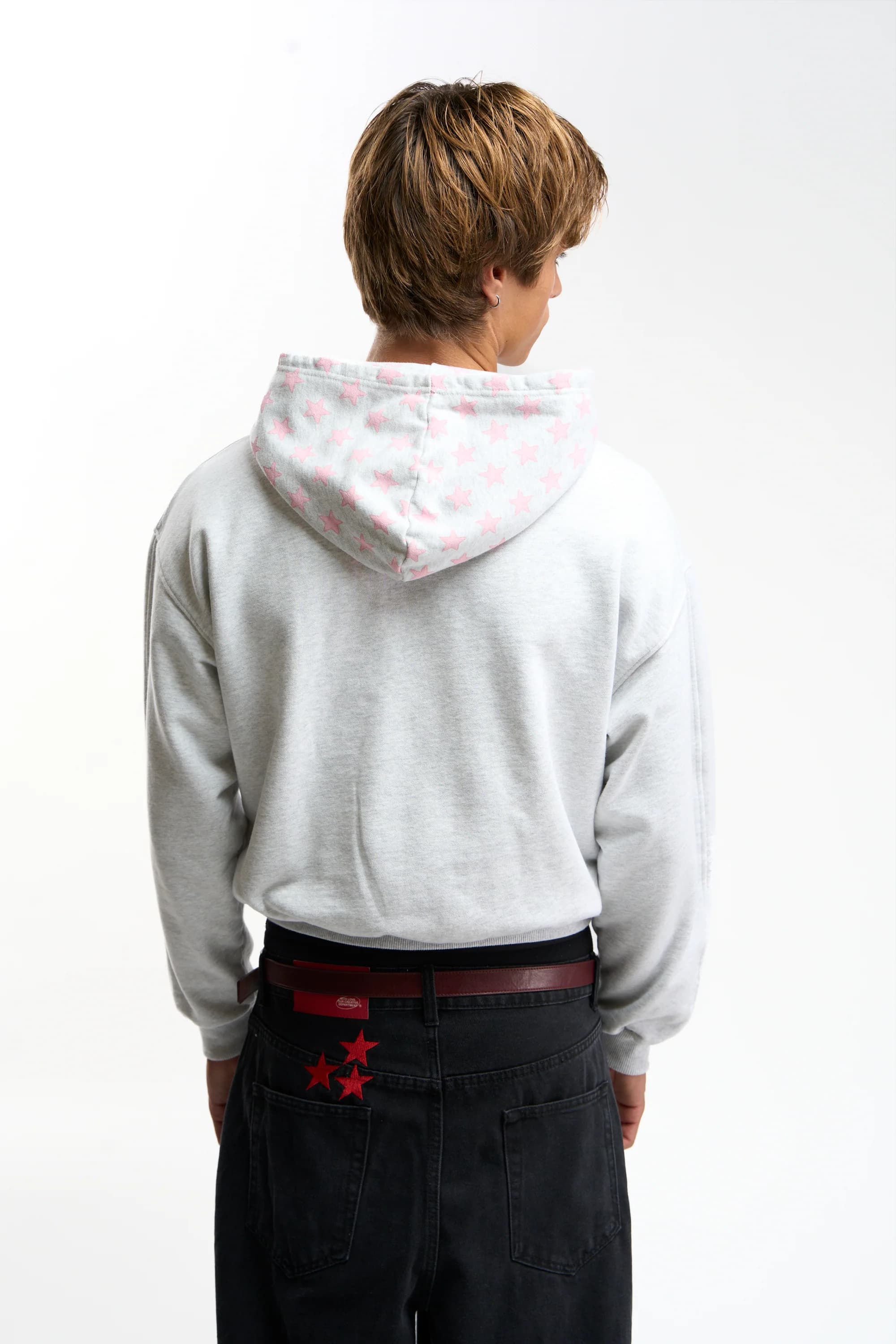 Raw Pop Grey Melange Hoodie 3