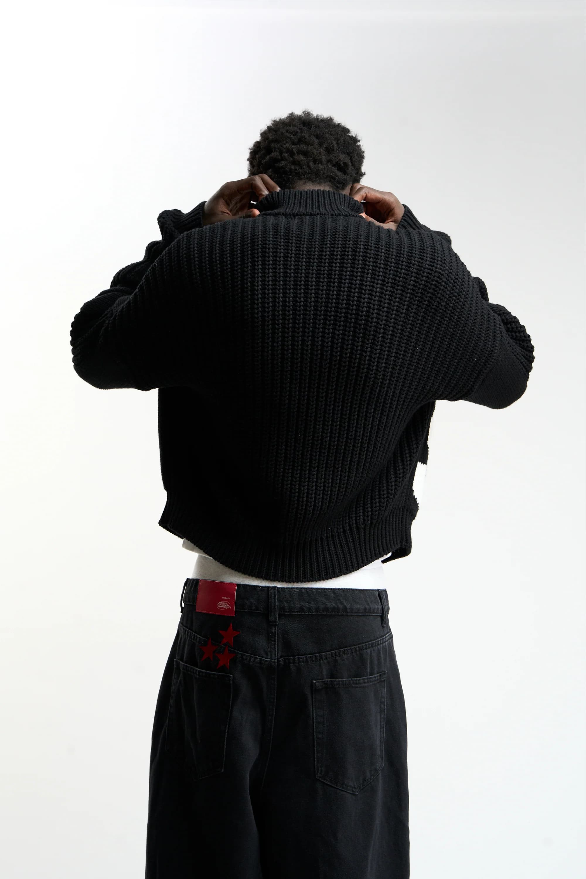 SCFF Black Knit Zipper 3
