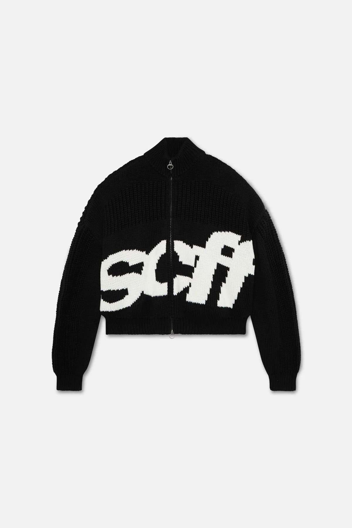 SCFF Black Knit Zipper 5