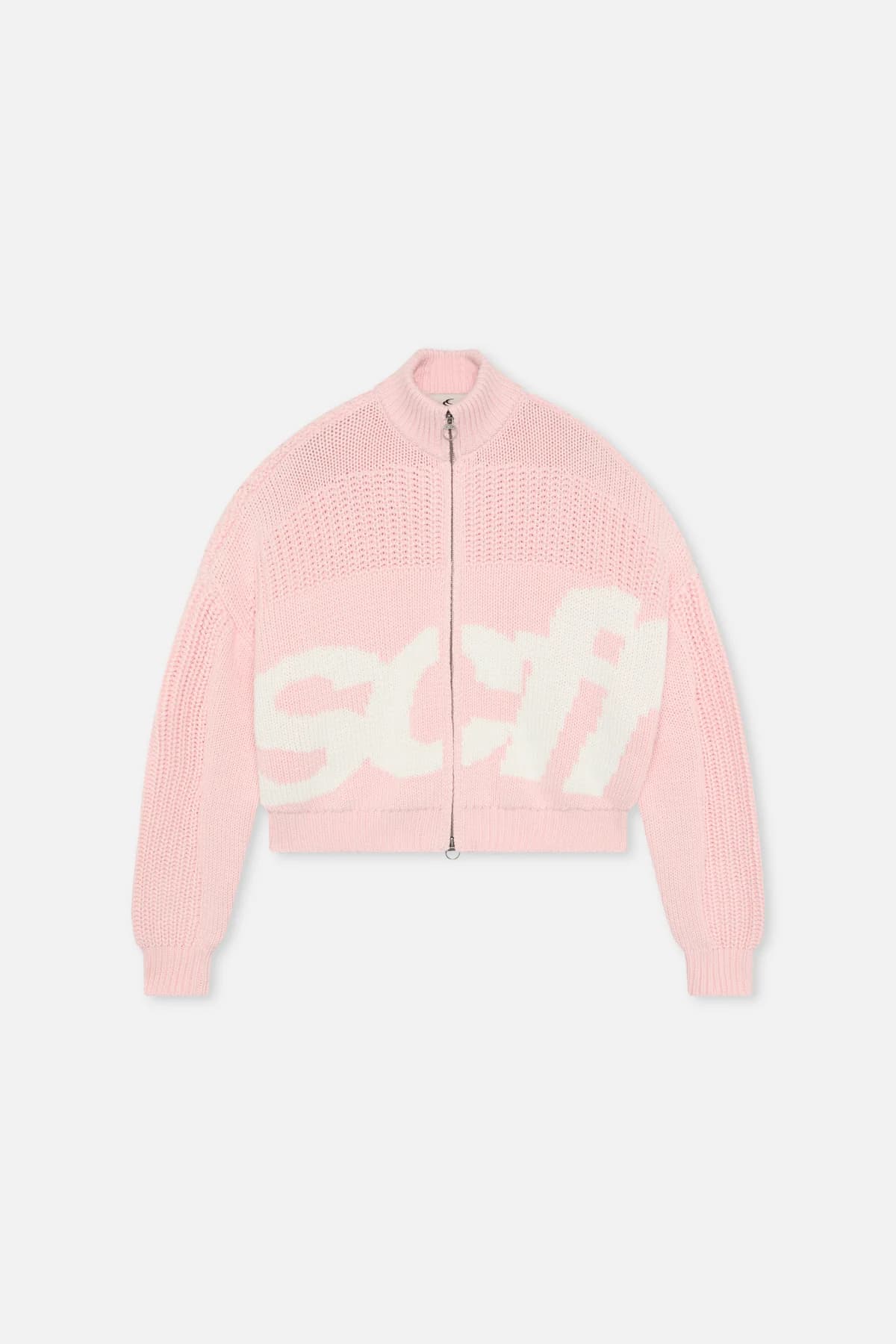 SCFF Pink Knit Zipper by Scuffers