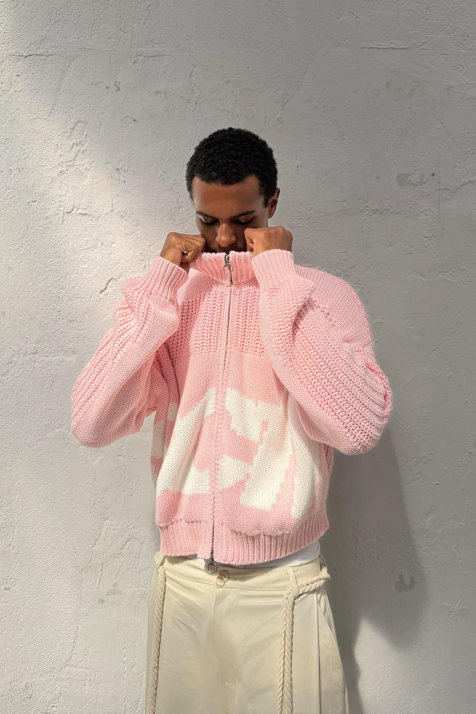 SCFF Pink Knit Zipper 4