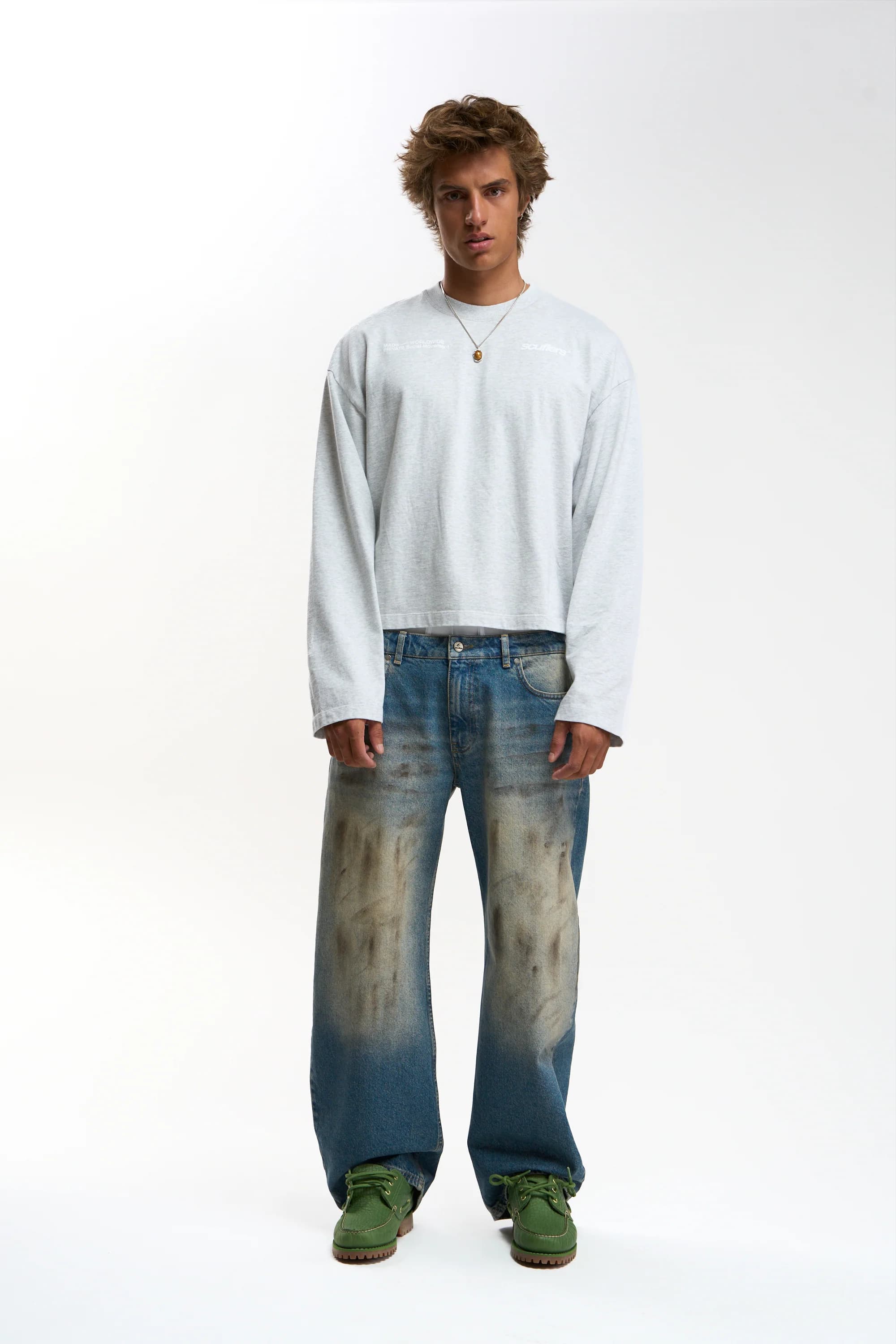Worldwide Grey Melange Longsleeve 4