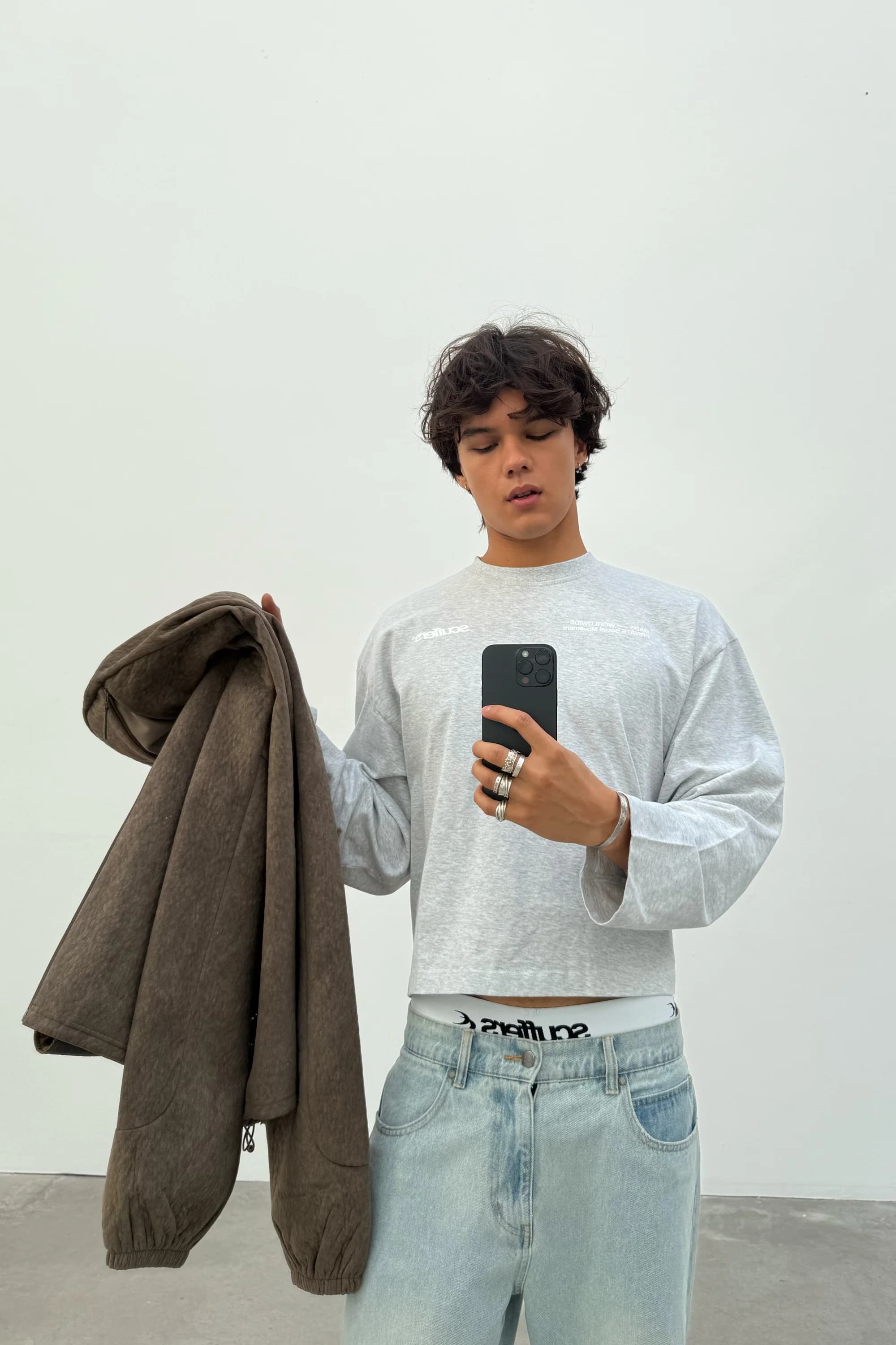 Worldwide Grey Melange Longsleeve 6