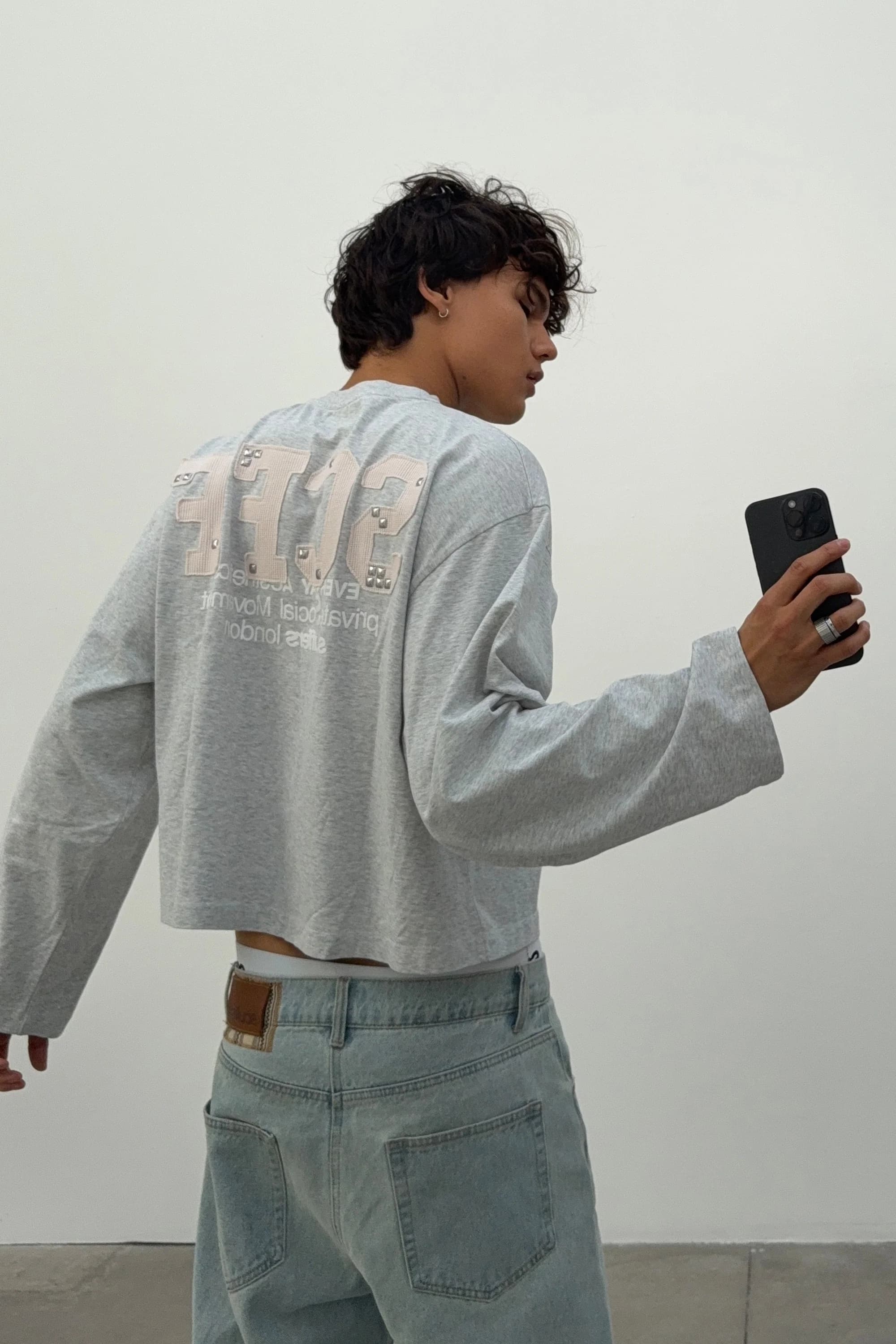 Worldwide Grey Melange Longsleeve 5