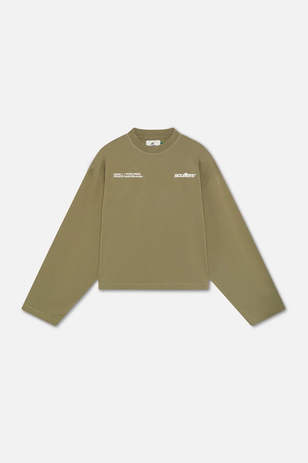 Worldwide Green Longsleeve by Scuffers