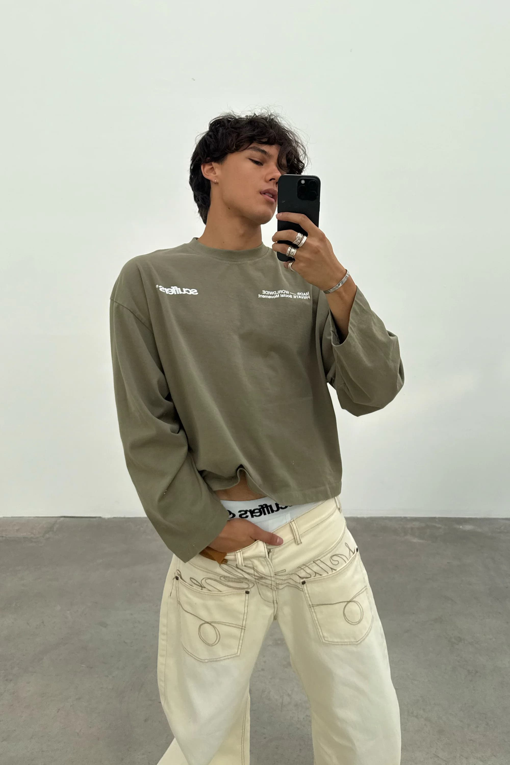 Worldwide Green Longsleeve by Scuffers