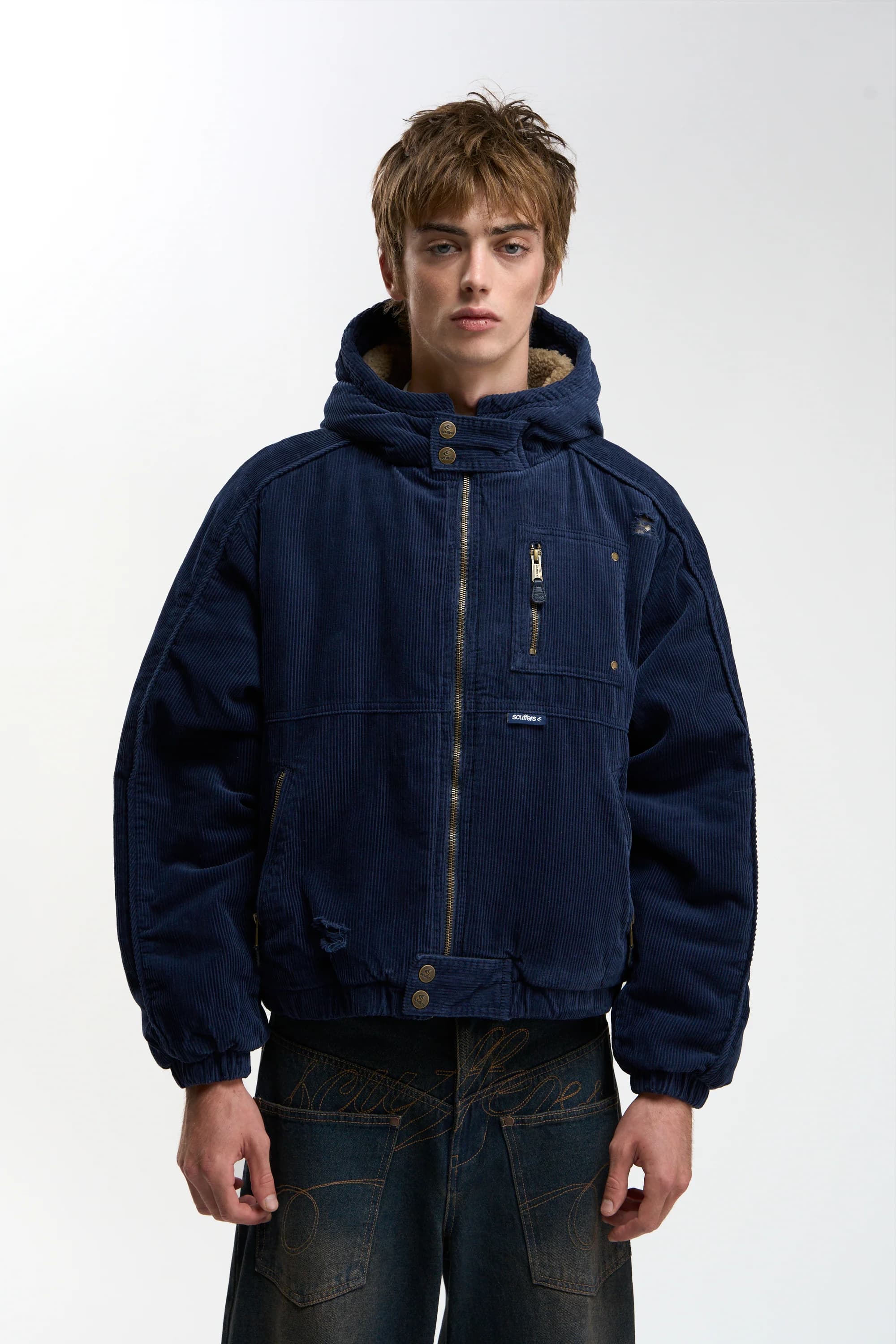 Carrera Blue Jacket by Scuffers