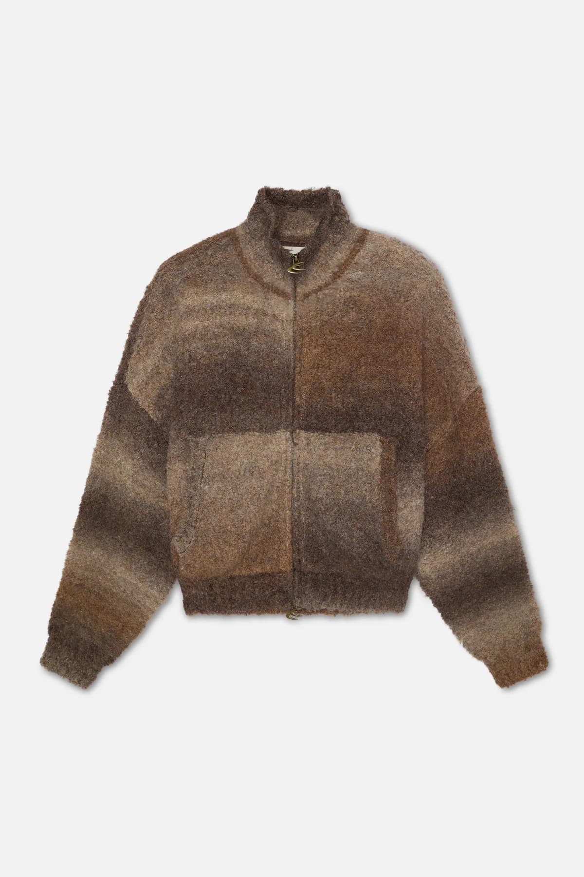Delorette Brown Knit Zipper 6