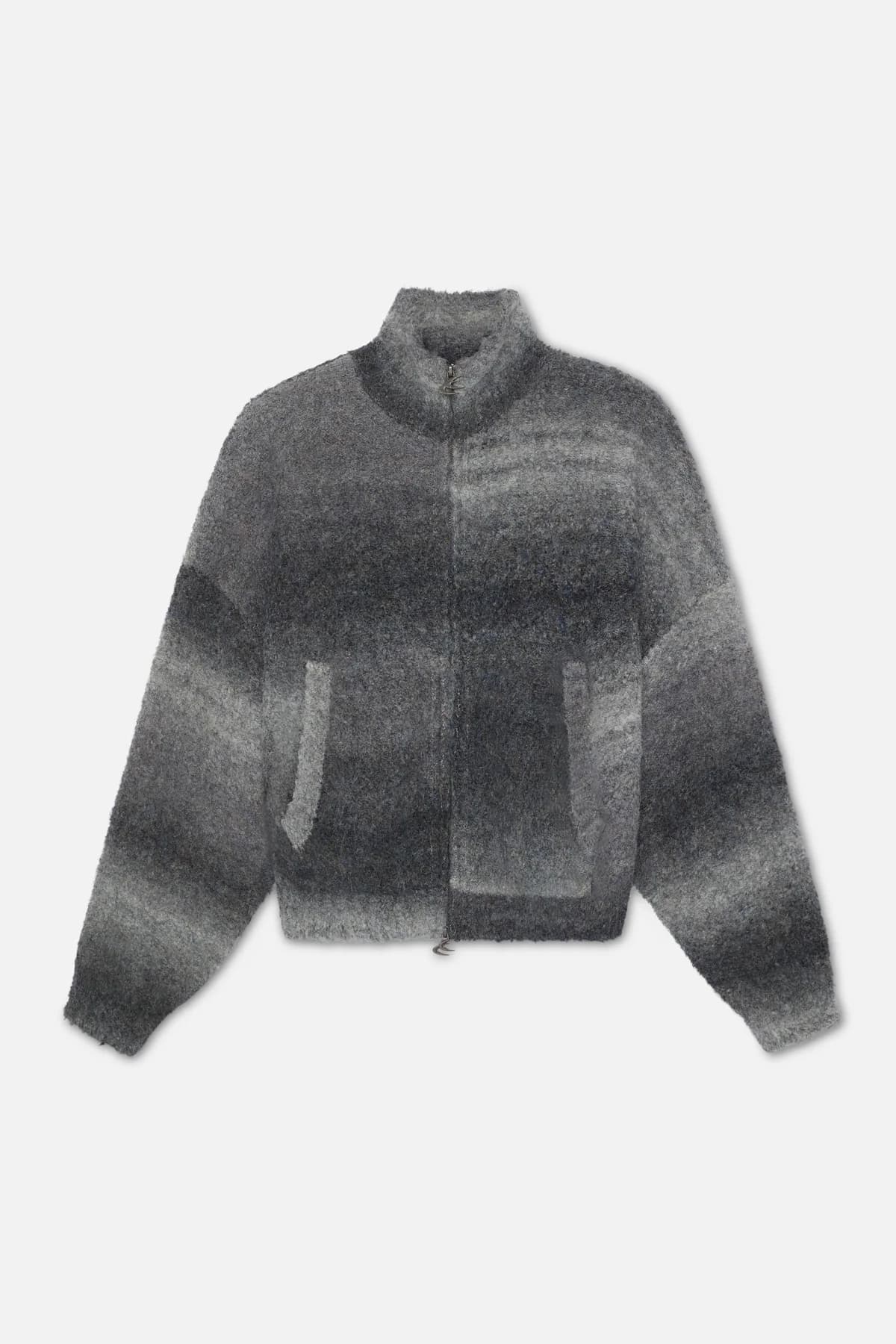 Delorette Grey Knit Zipper 7
