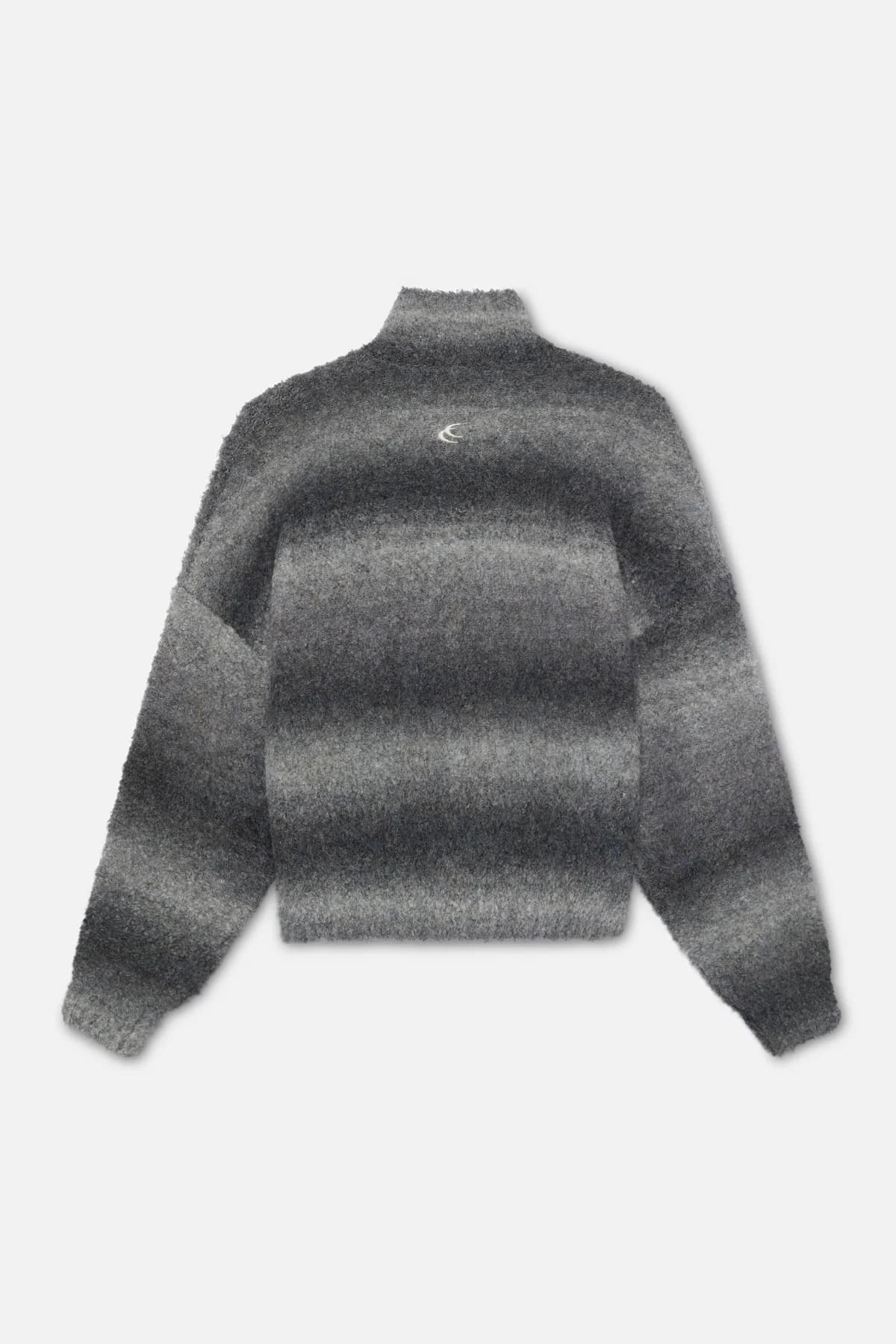 Delorette Grey Knit Zipper 8