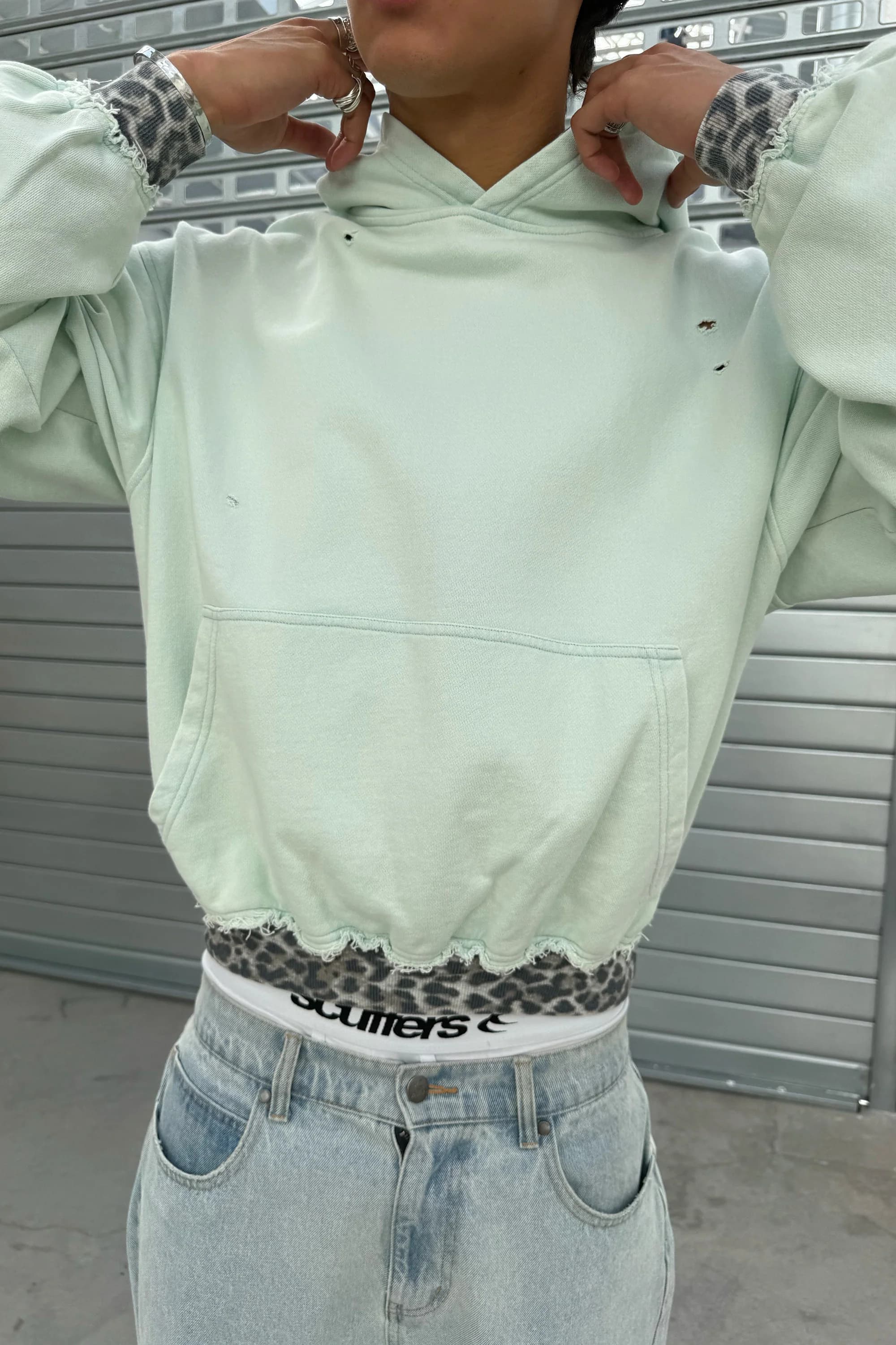 Leo Light Blue Hoodie 4