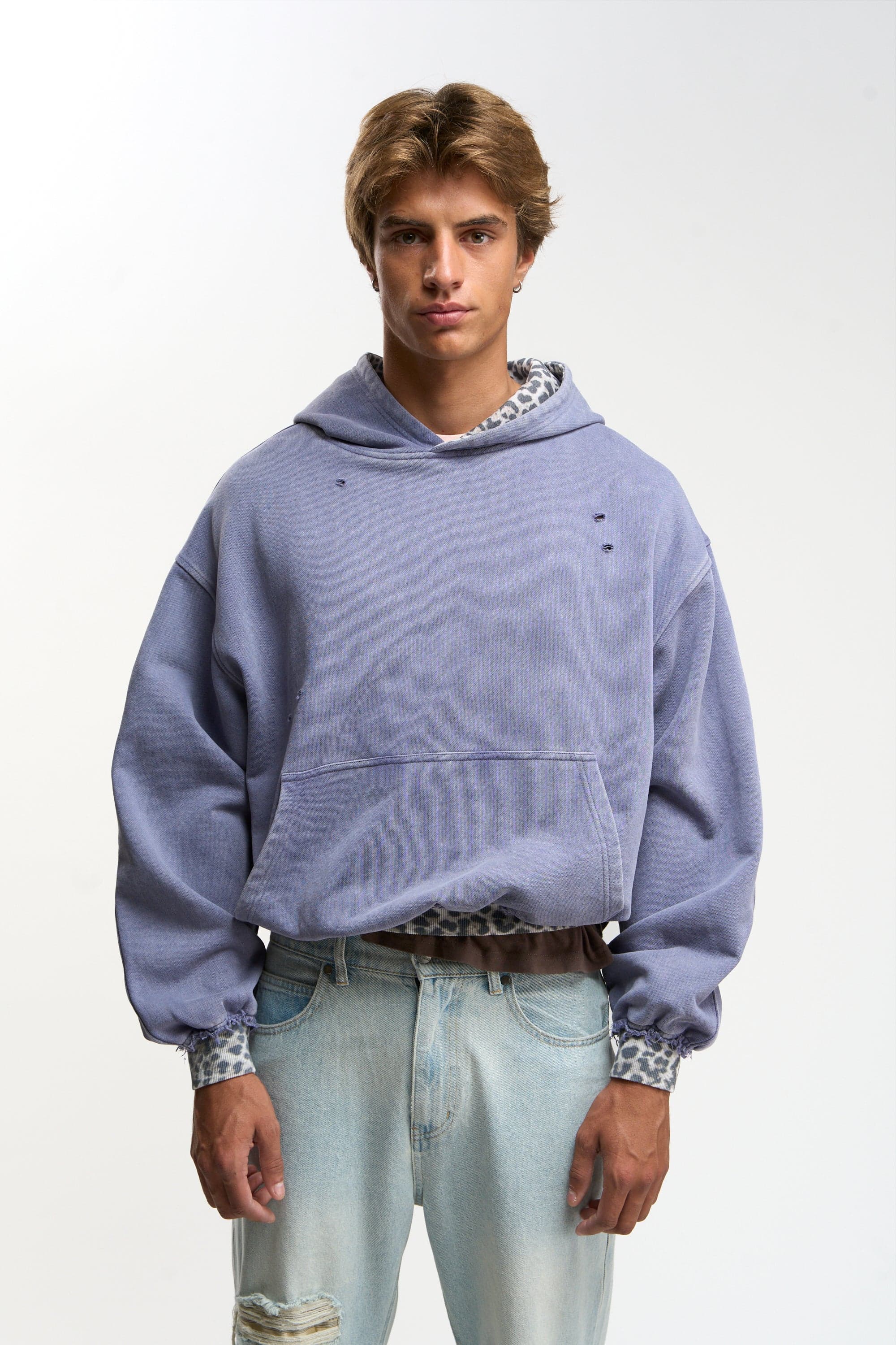 Leo Purple Hoodie by Scuffers