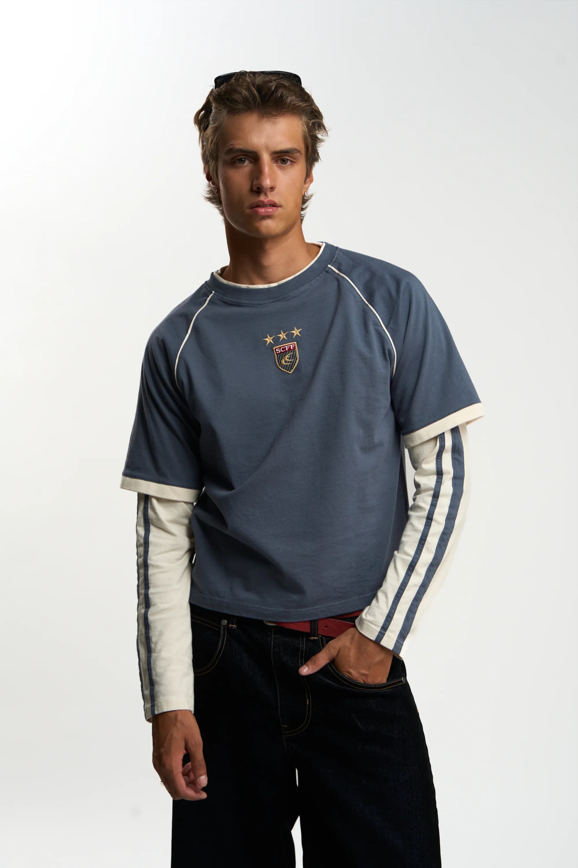 Bentley Navy Longsleeve by Scuffers
