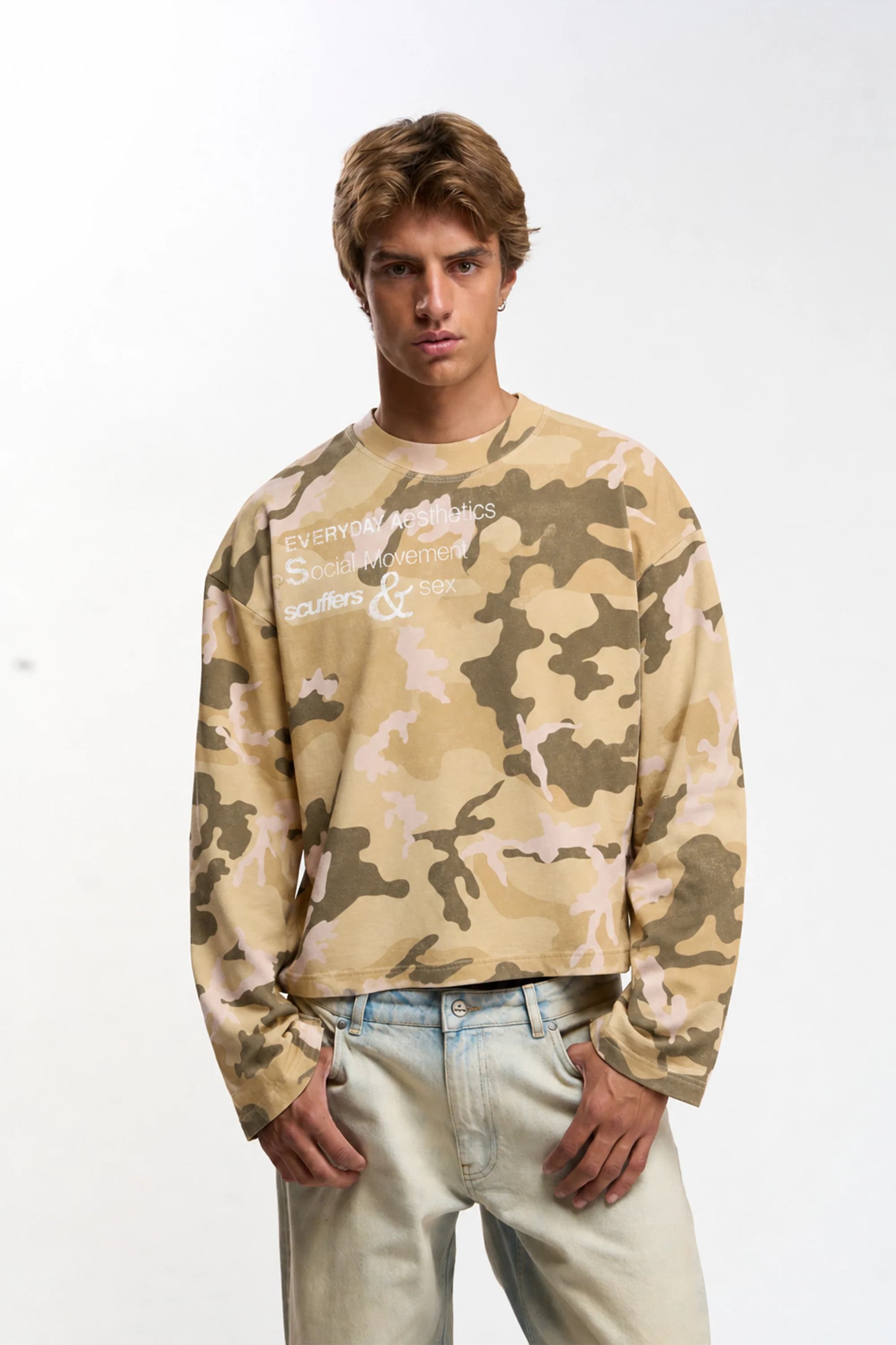 Social Camo Longsleeve by Scuffers