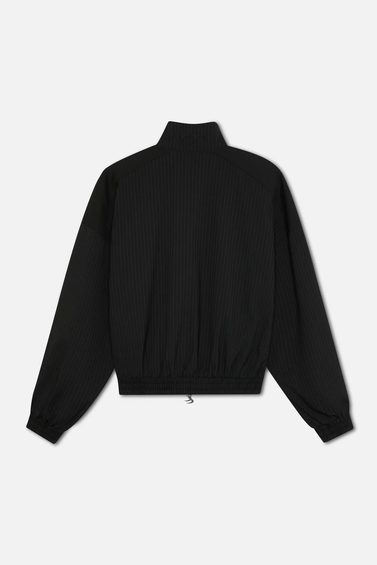 Nautica Black Pinstripe Jacket 7