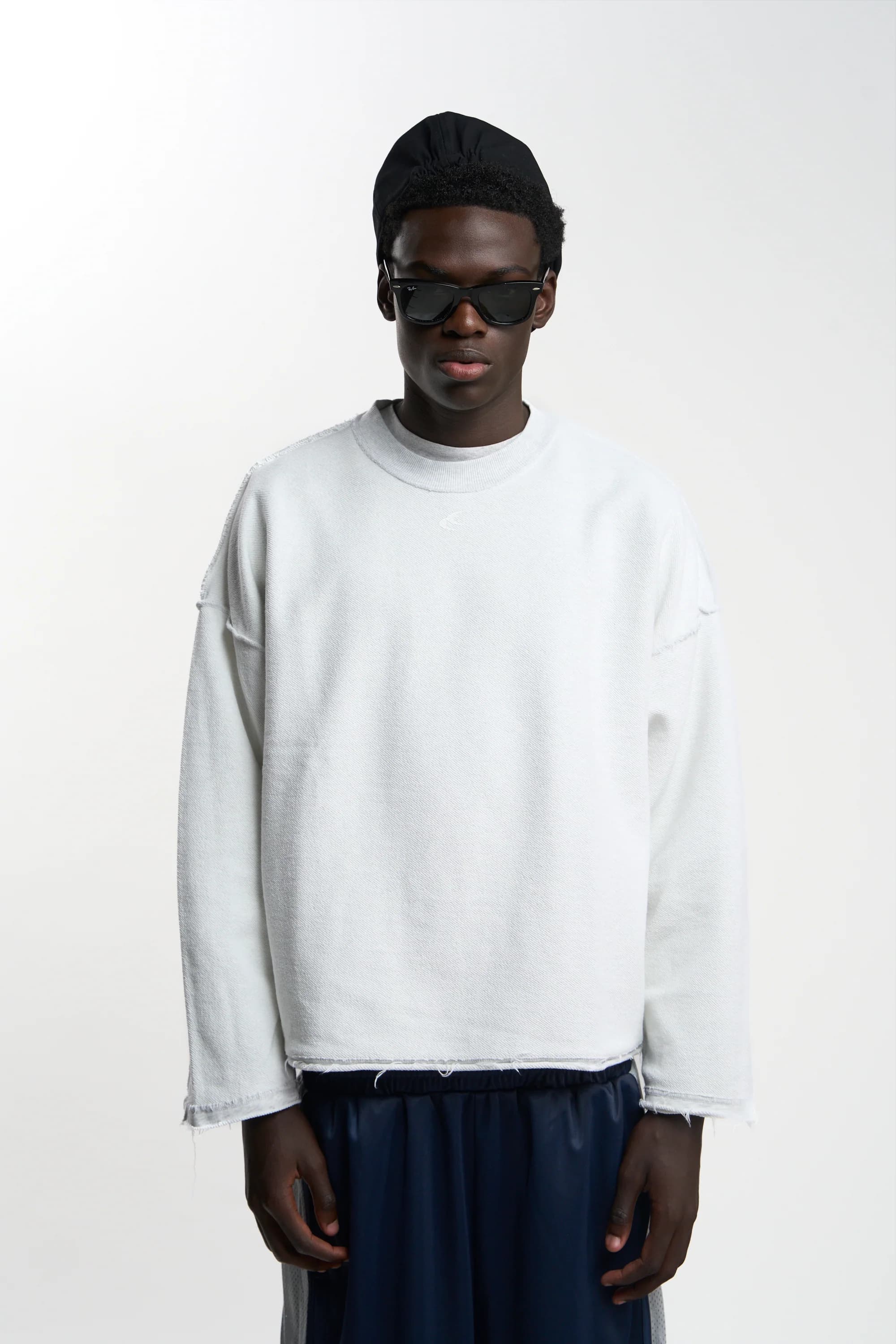 Dye Tech Grey Melange Sweatshirt by Scuffers