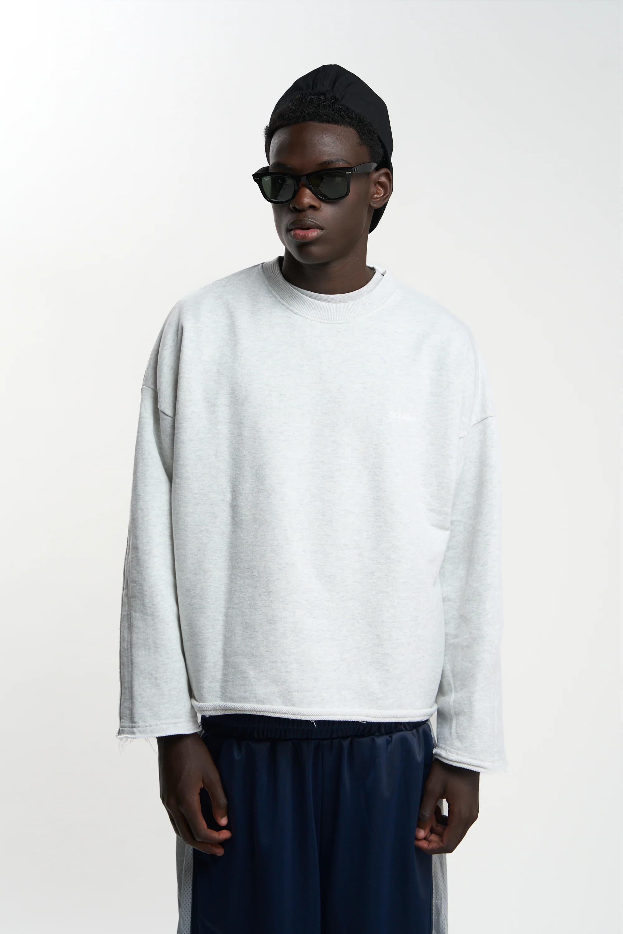 Dye Tech Grey Melange Sweatshirt 5