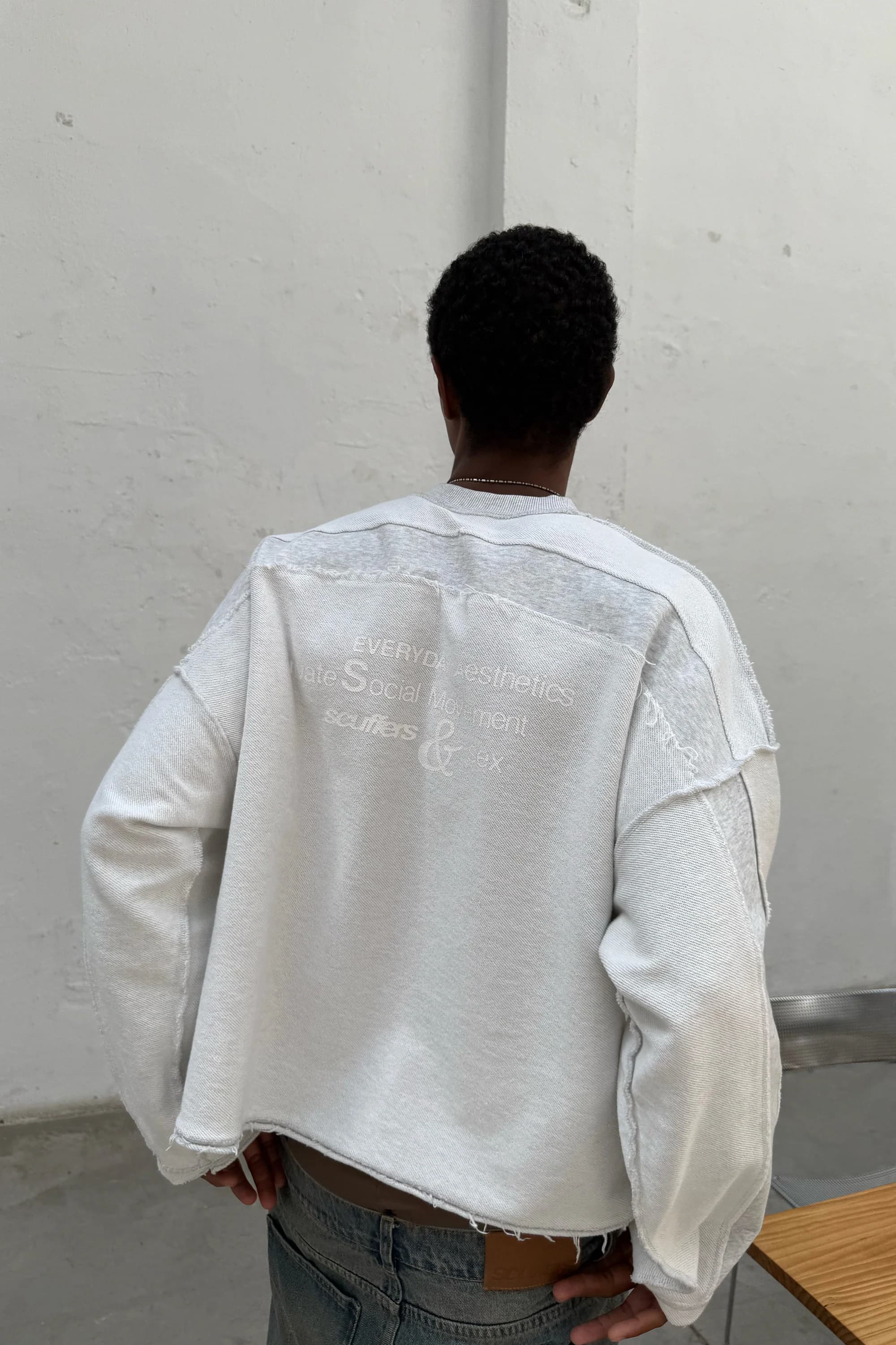 Dye Tech Grey Melange Sweatshirt 7