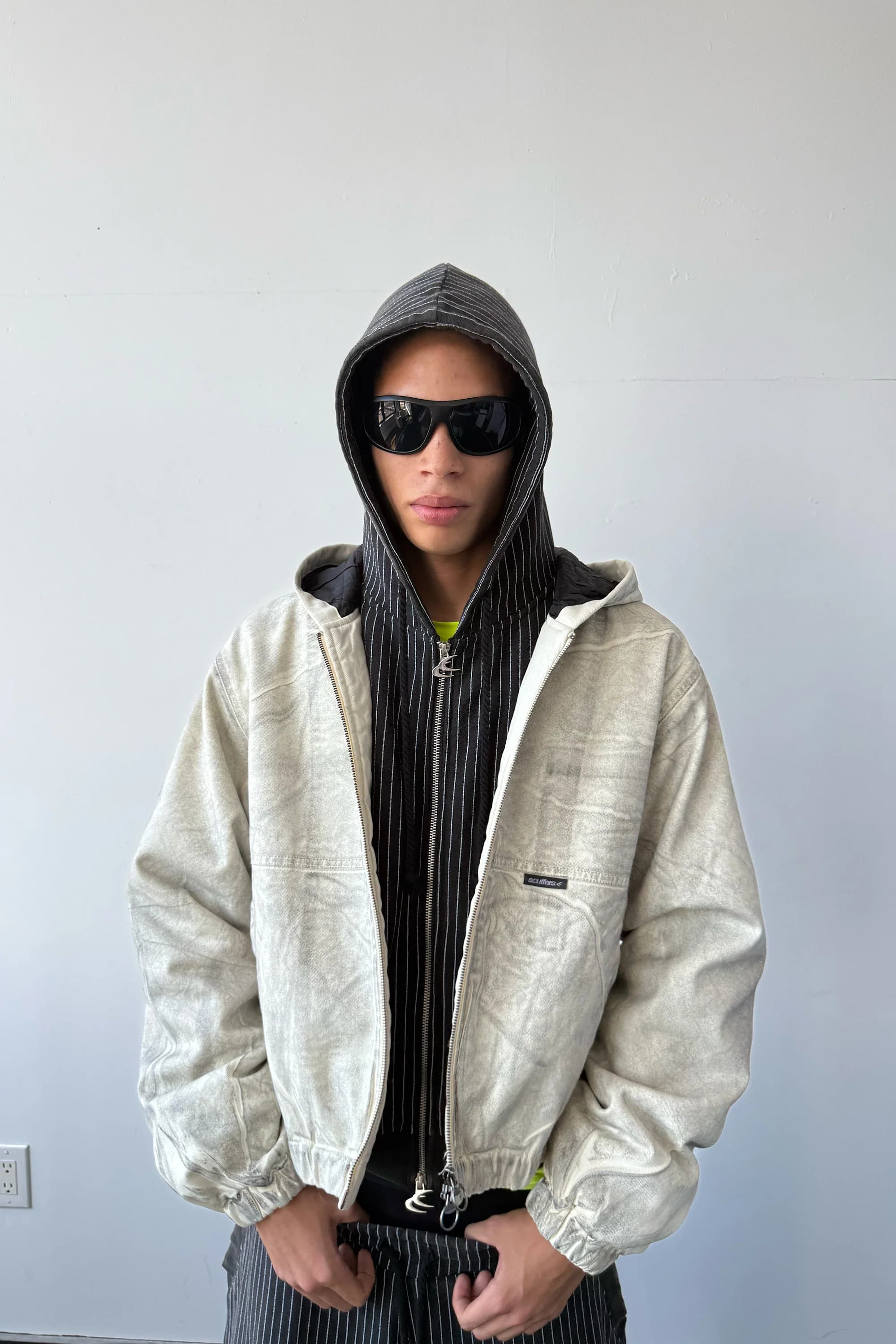 Waxed Ecru Work Jacket by Scuffers