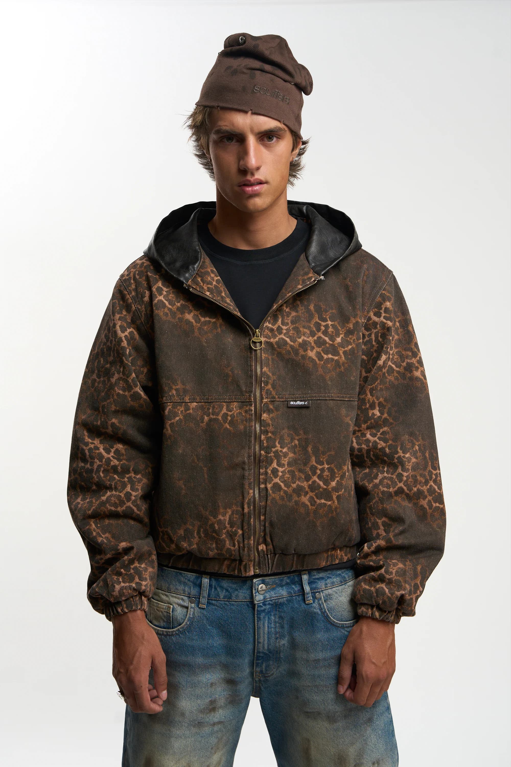 Sleepy Hollow Leopard Jacket by Scuffers