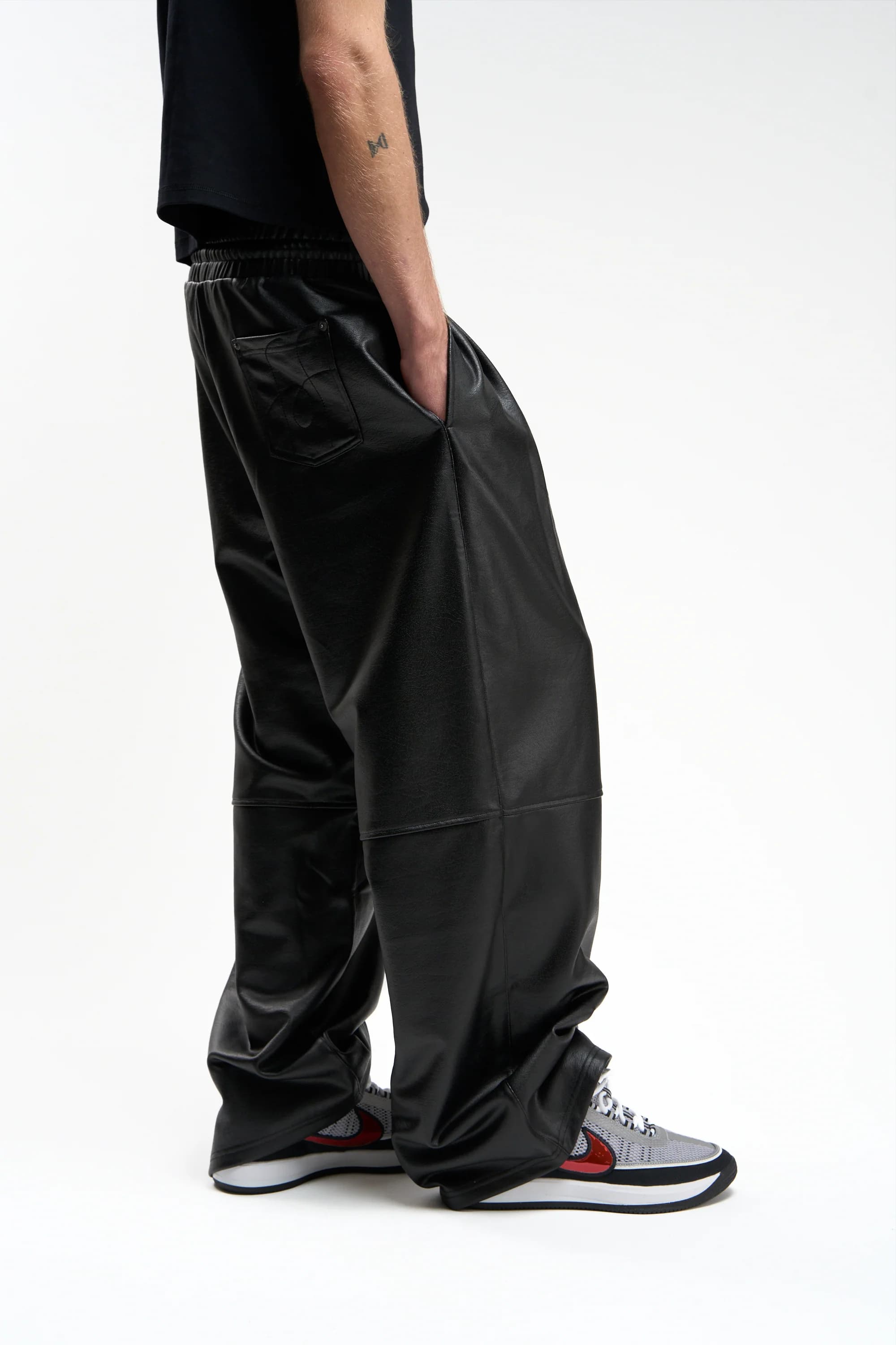 Cuir Black Pants 4