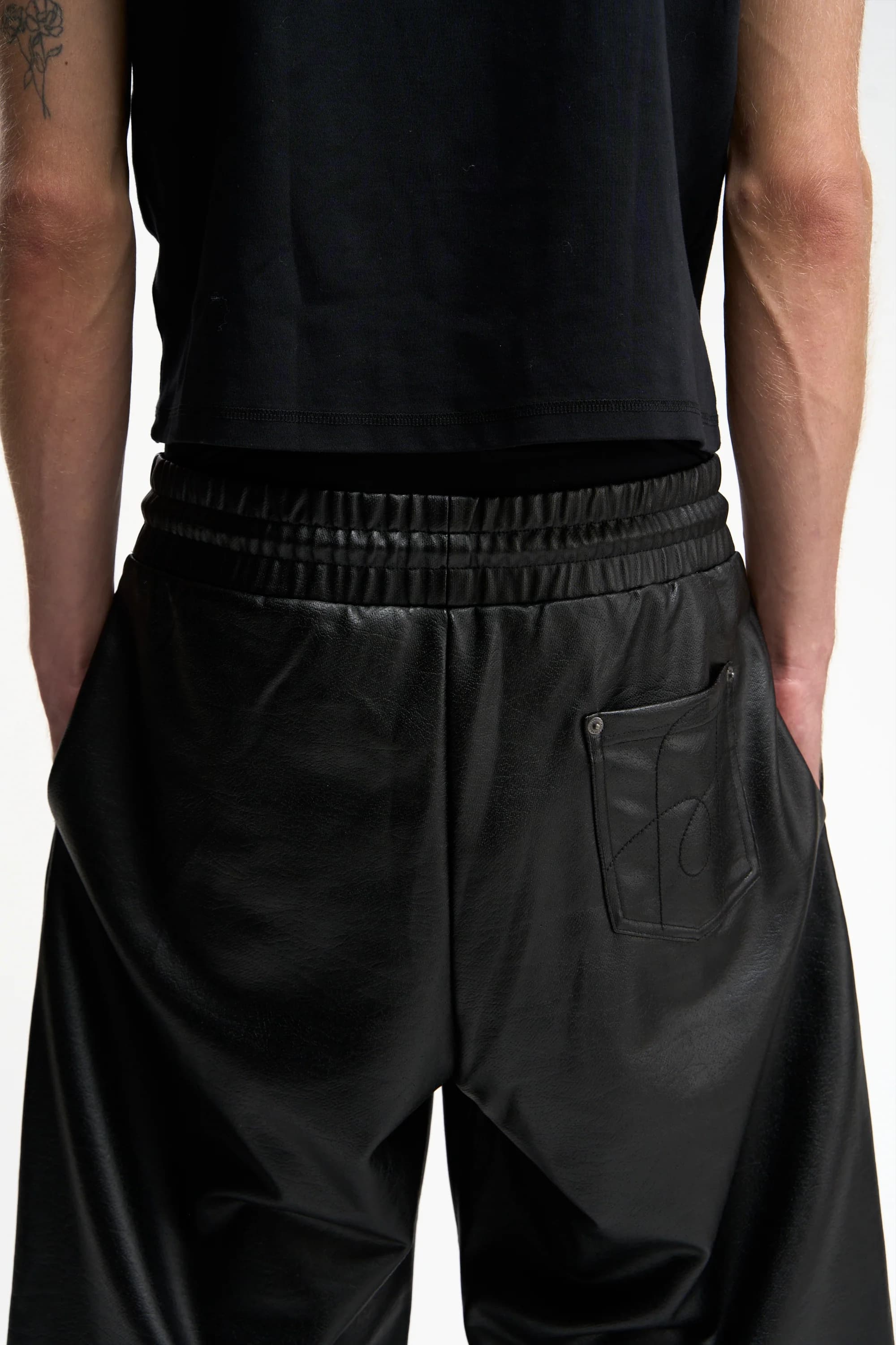 Cuir Black Pants 5