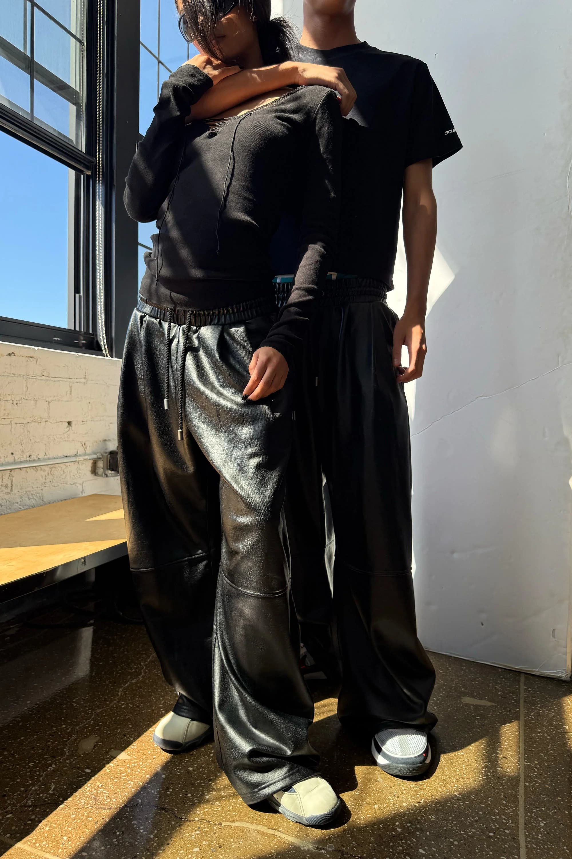 Cuir Black Pants 7