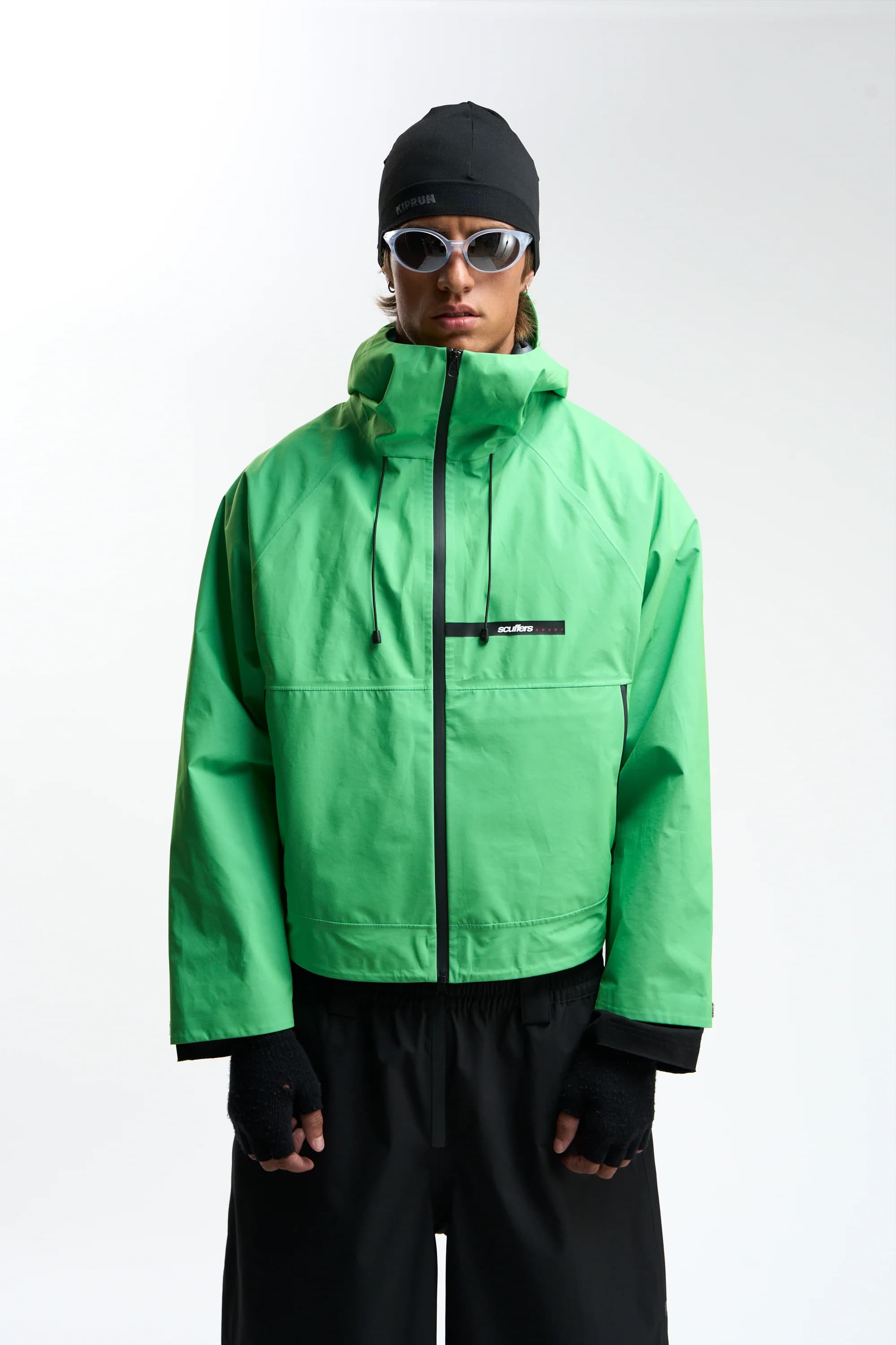 Essence Green Windbreaker by Scuffers
