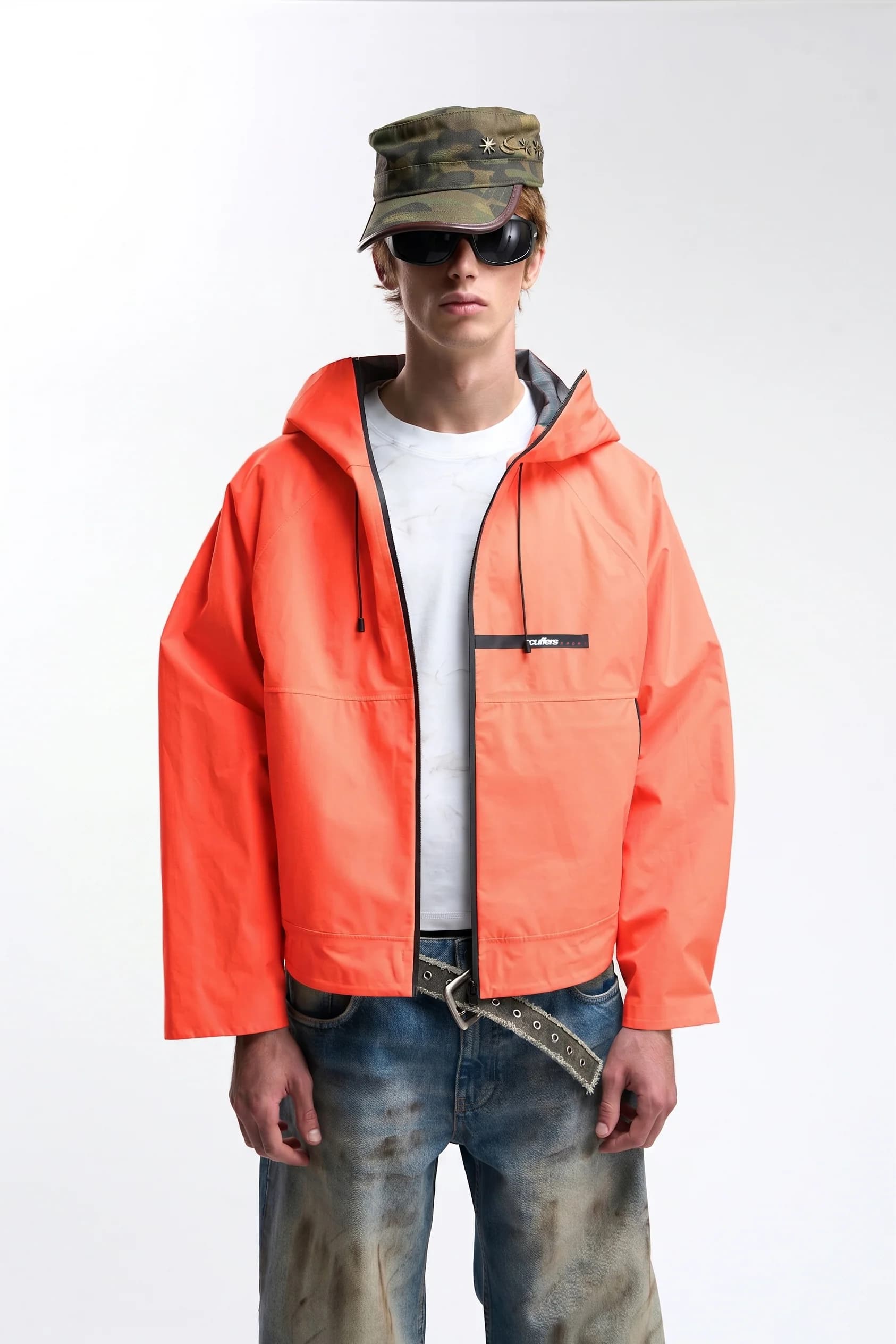 Essence Orange Windbreaker by Scuffers
