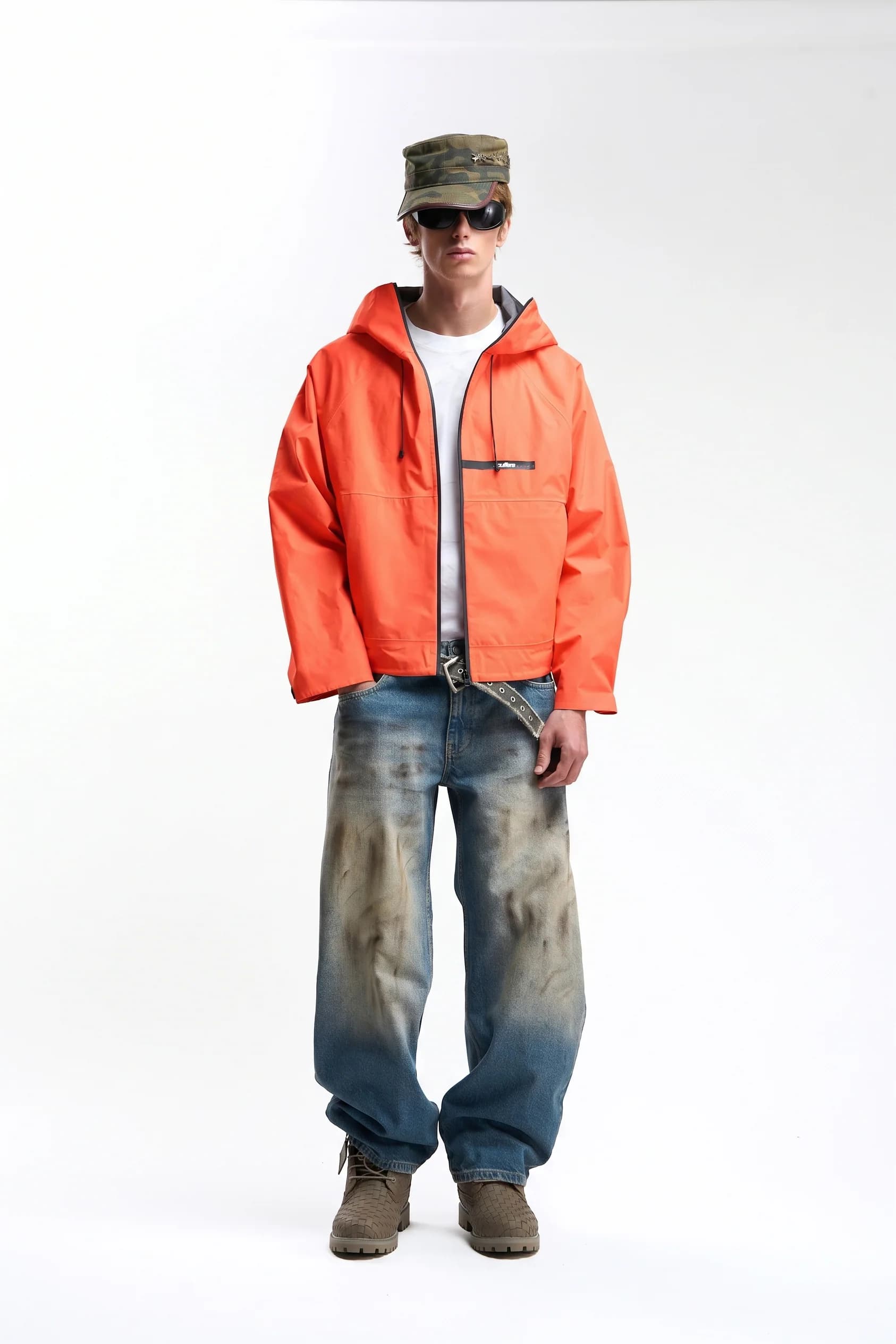 Essence Orange Windbreaker by Scuffers