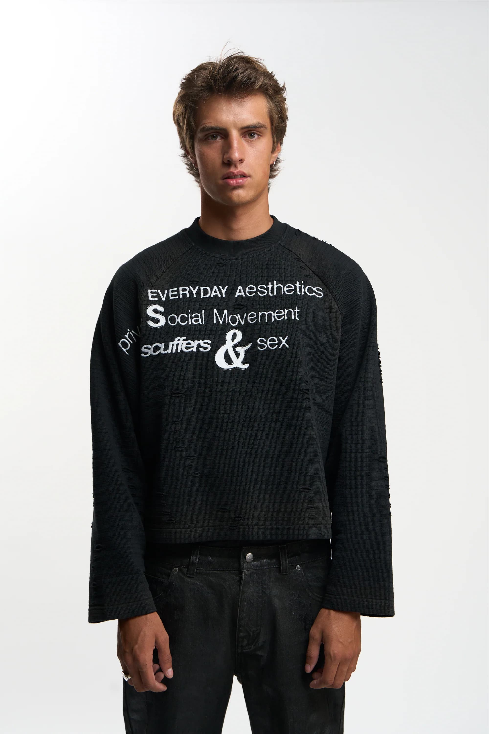Mini Black Sweatshirt by Scuffers