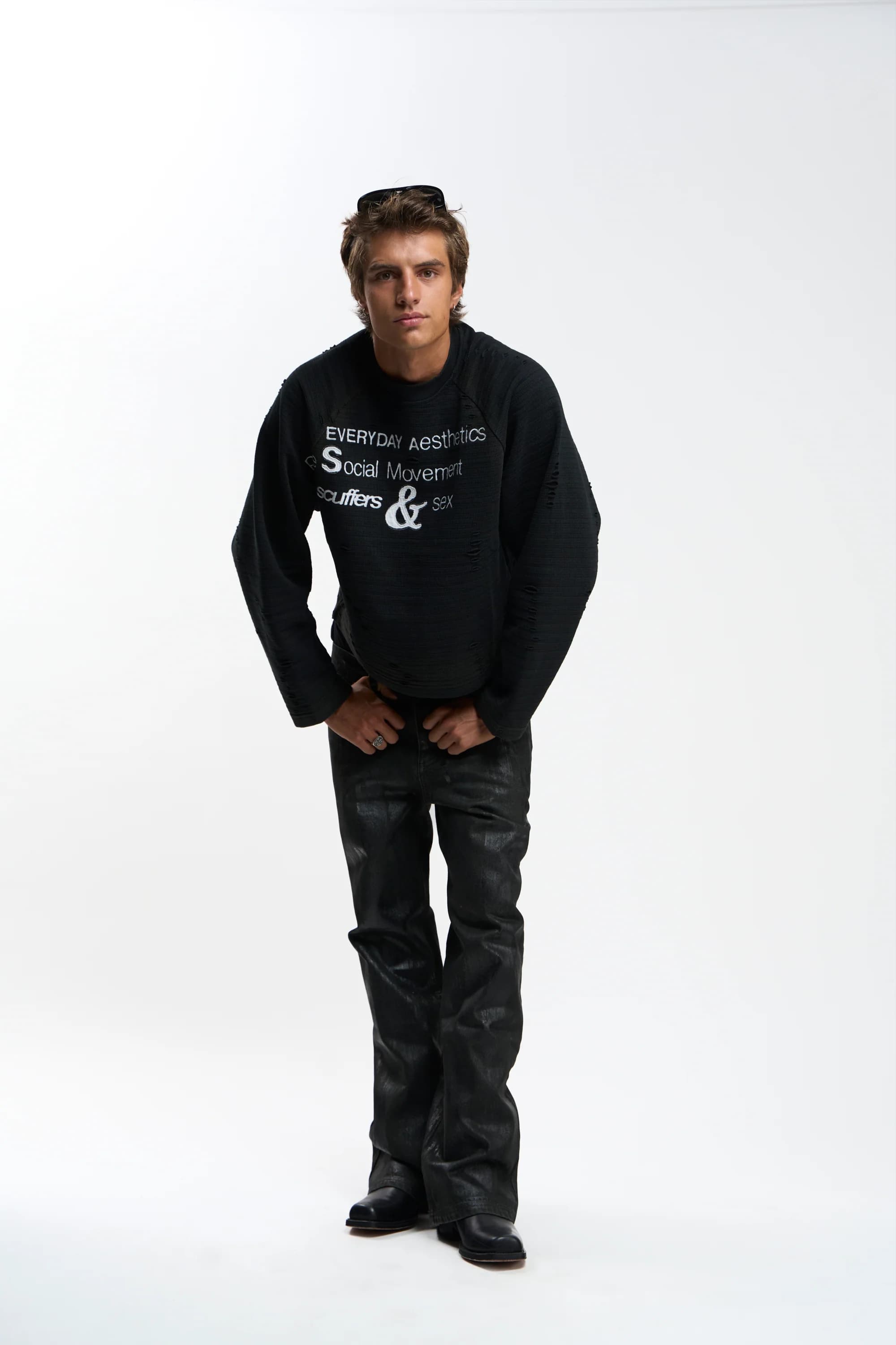 Mini Black Sweatshirt 4